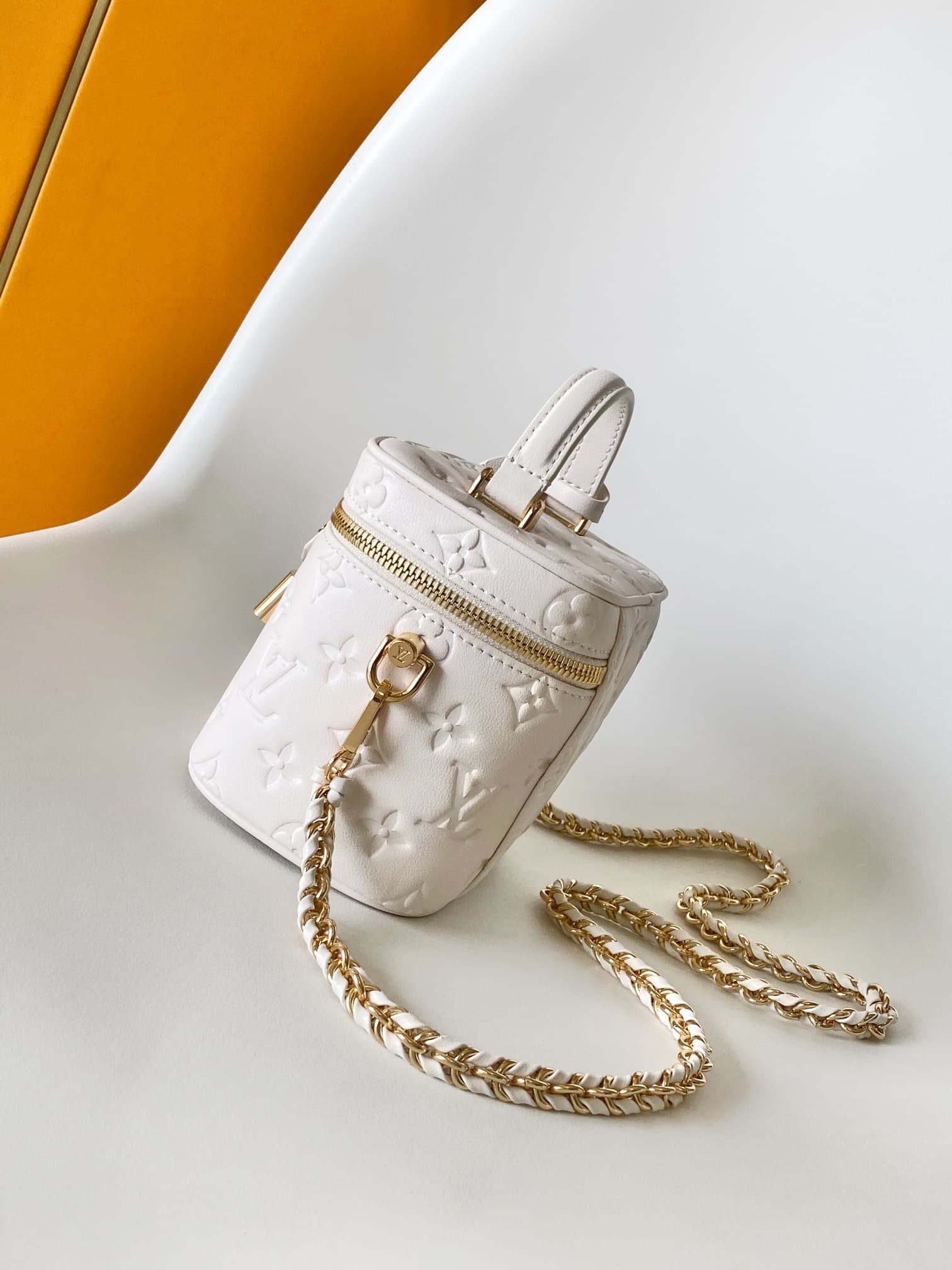 Louis Vuitton Vanity PM Cream Puffy lambskin M25219 High