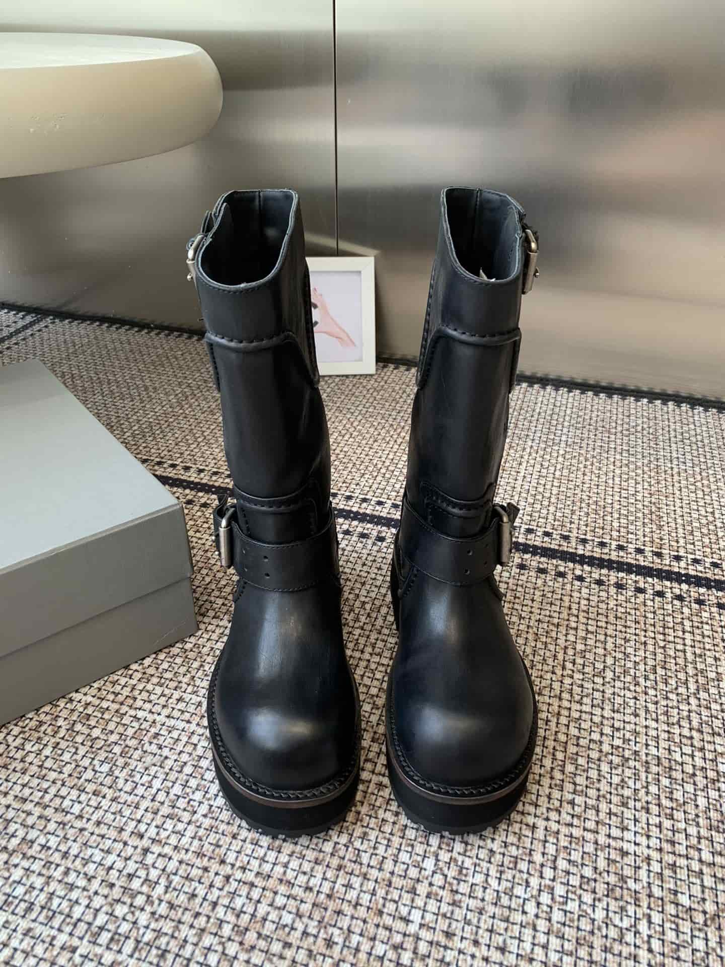 Balenciaga Venom High Boot in Black Women