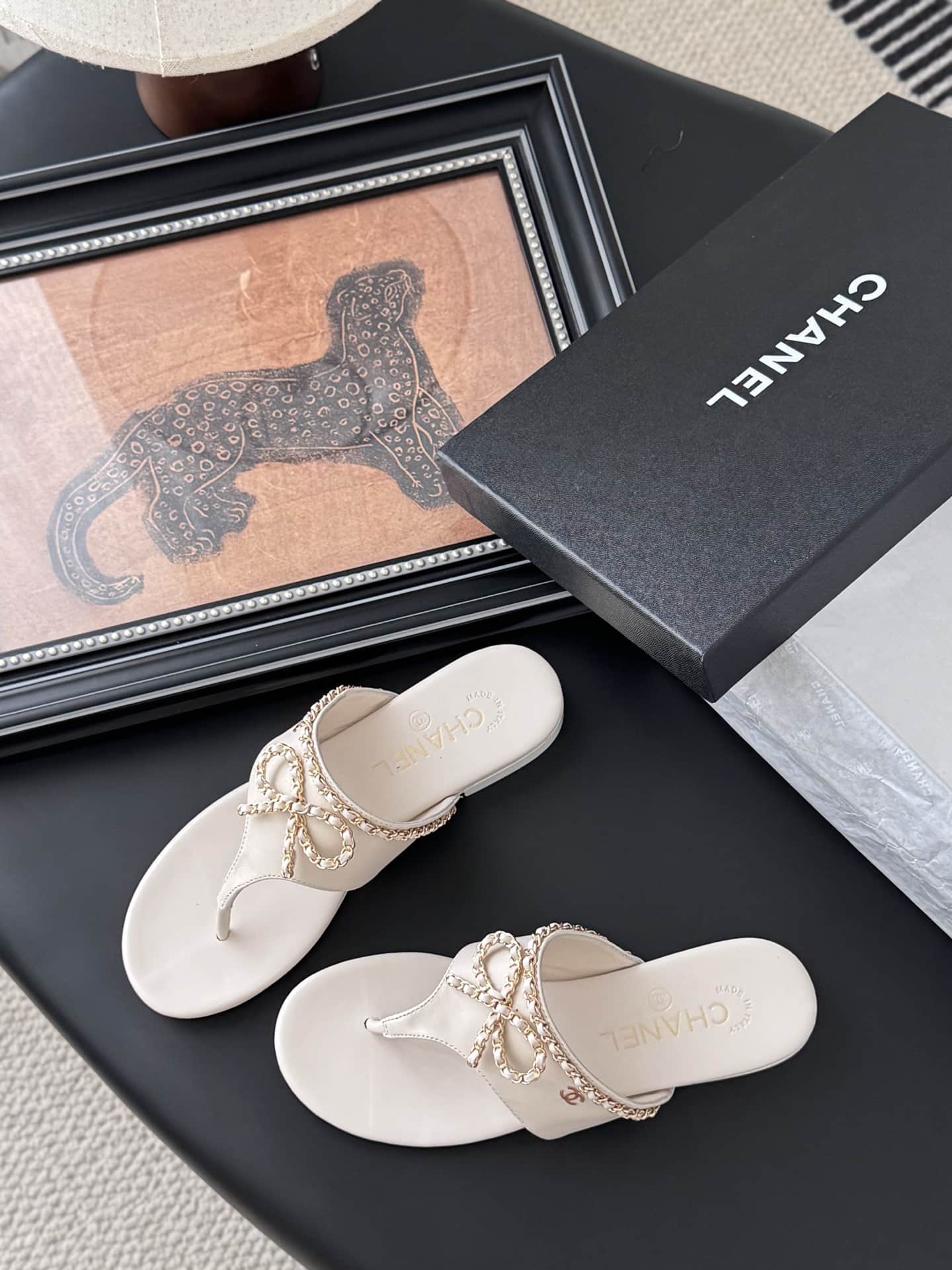 Chanel Pool Thong Mule Sandals Women