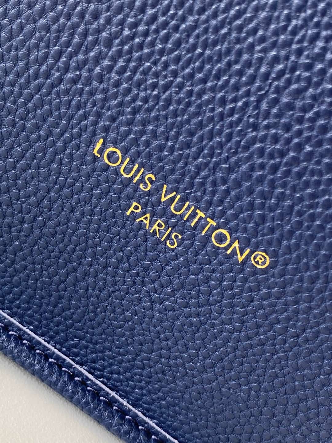 Louis Vuitton Neverfull Inside Out MM Monogram Navy Coated canvas M14994 High