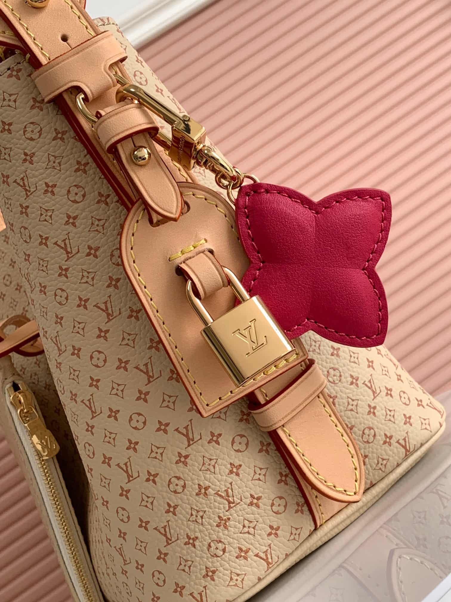 Louis Vuitton All In BB Dune/Sand Calfskin leather M15130 High