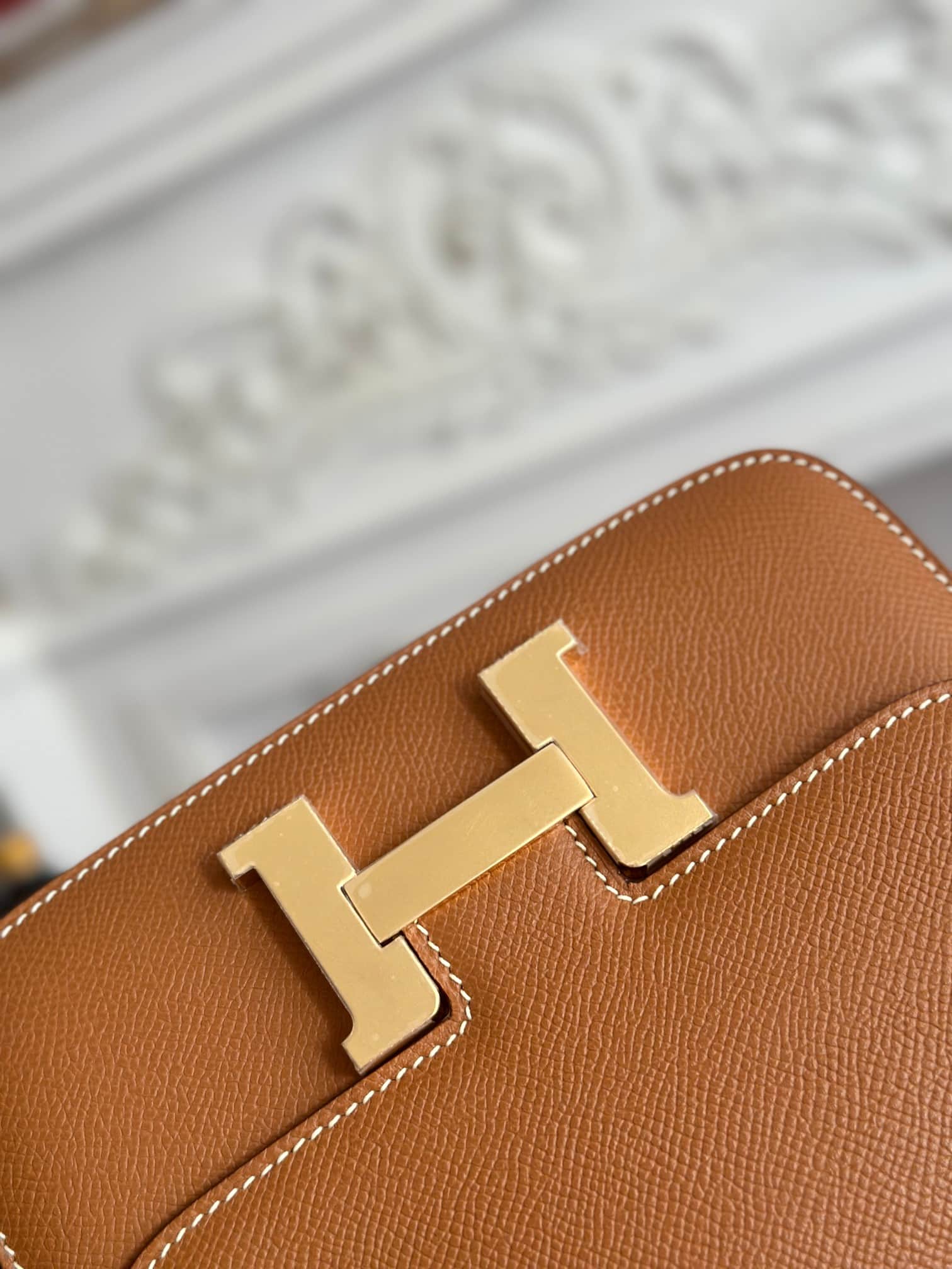 Hermes Mini Constance 18cm Epsom Bag WAX Gold High