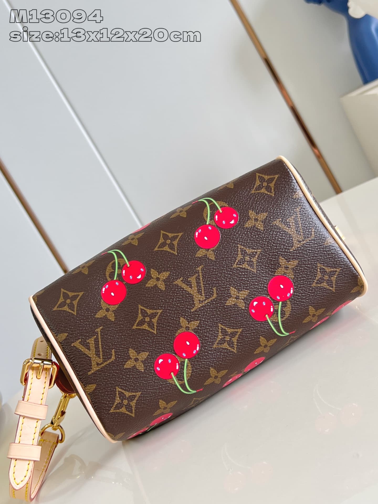 Louis Vuitton x Murakami Speedy Bandoulière 20 Monogram cherry coated canvas M13094 High