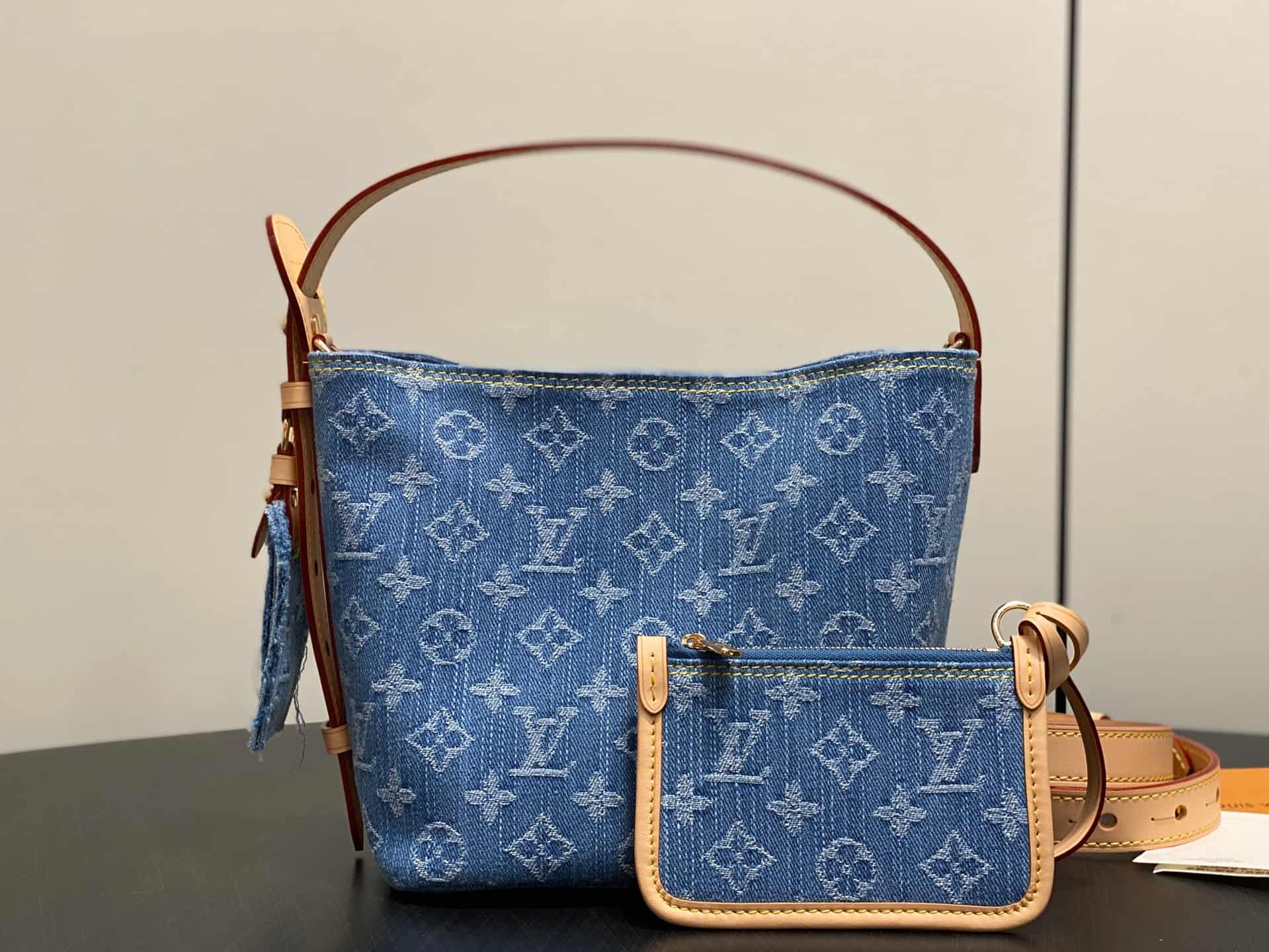 Louis Vuitton All In BB Monogram Blue Denim M28107 High