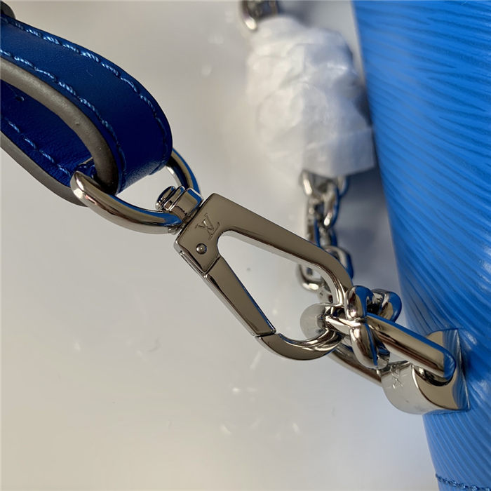 Louis Vuitton TWIST PM Epi Leather With Braided Twist Lock Blue M57669 High