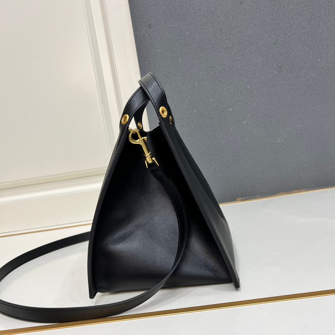 Celine SMALL CUBE BAG IN SUPPLE CALFSKIN Black