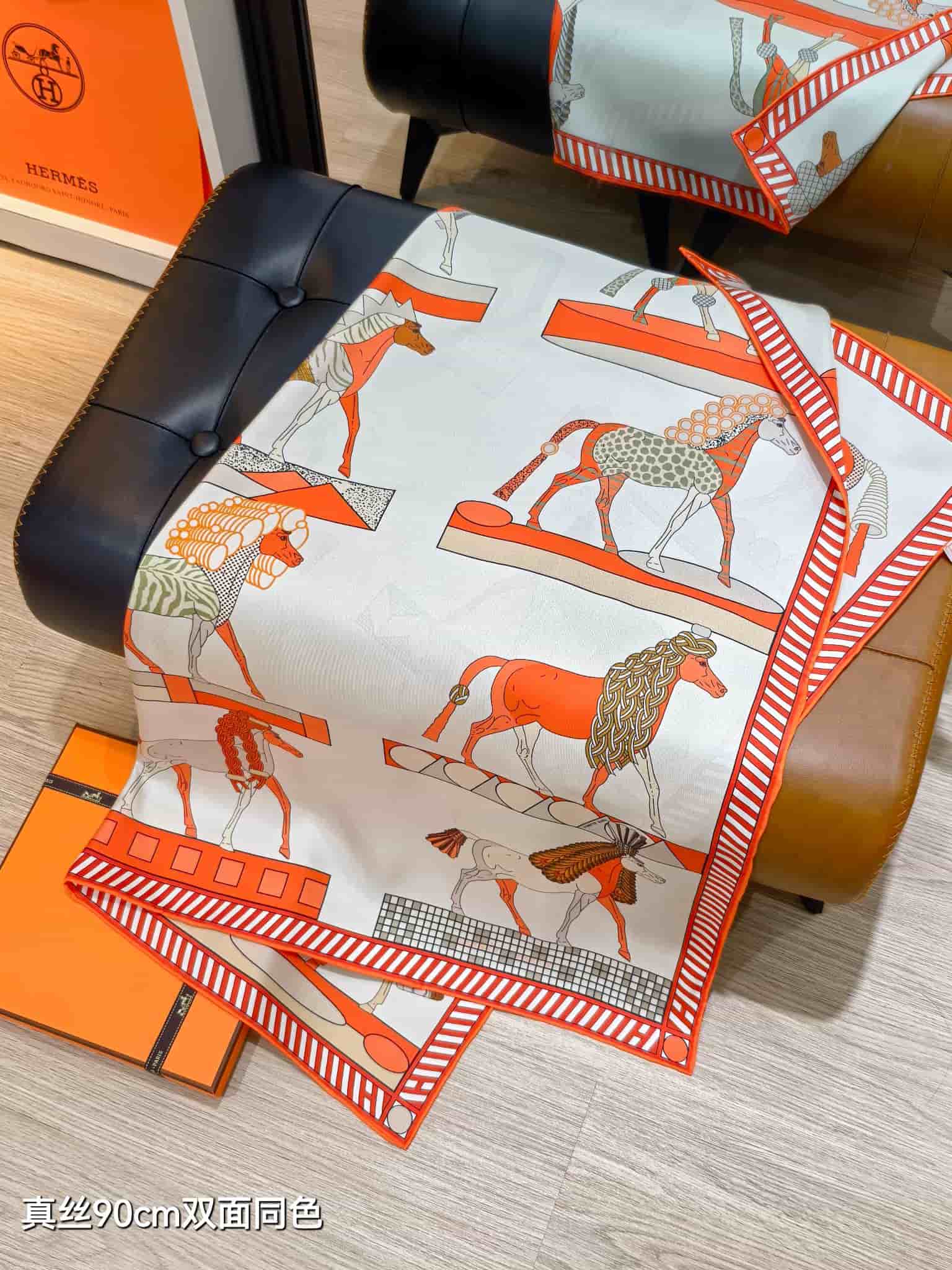 Hermes A Toute Allure Scarf 90