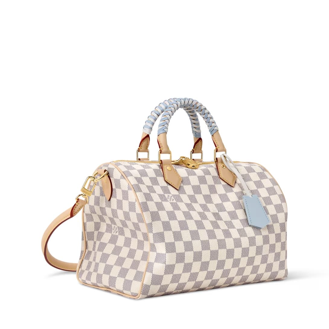 Louis Vuitton Speedy 30 Soft Damier Azur/Bleu Olympe Coated canvas N40908 High
