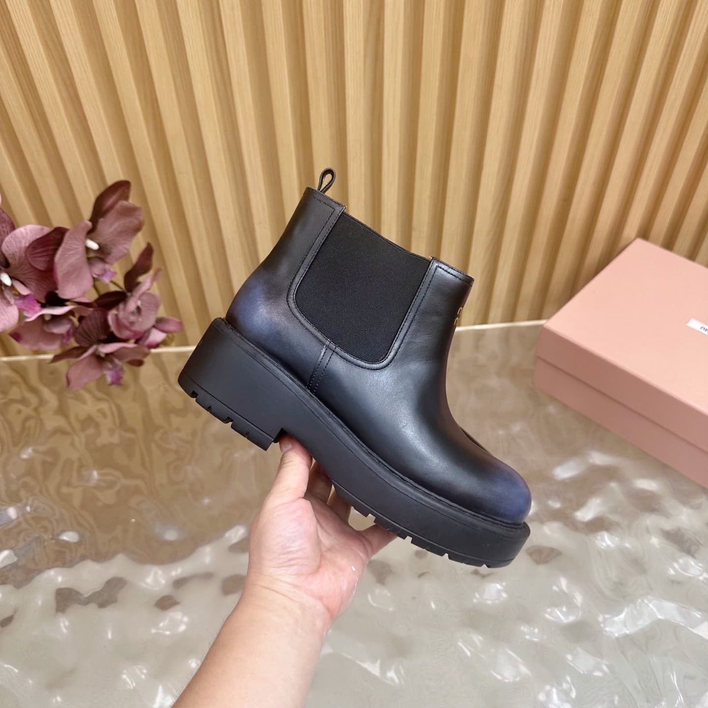 Miu Miu Ankle leather boots Shoes Women