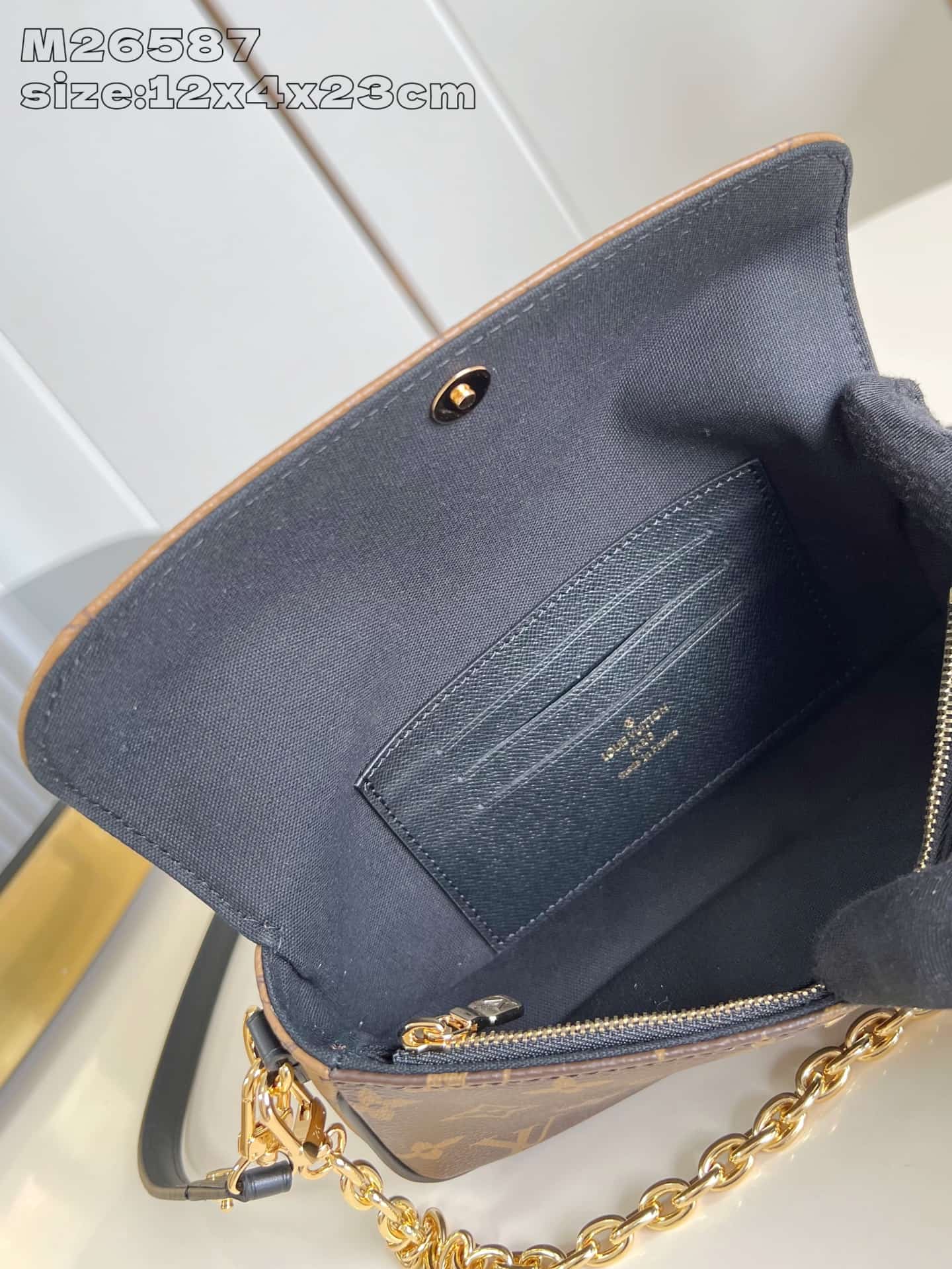 Louis Vuitton Wallet On Chain Ivy Monogram Reverse coated canvas M26587 High