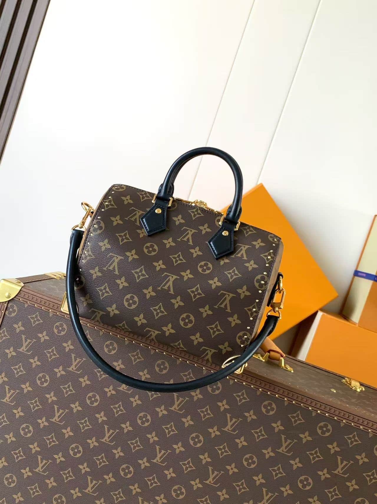 Louis Vuitton Speedy Trunk 25 Monogram Coated canvas M26181 High