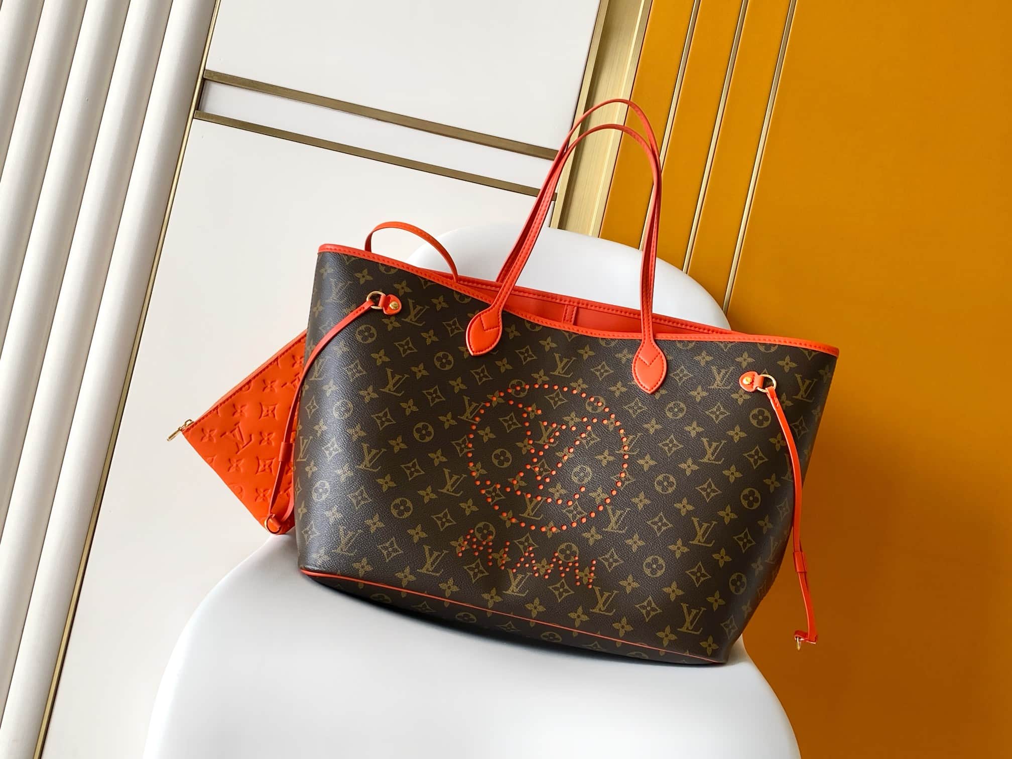 Louis Vuitton Neverfull GM Miami Perforated Monogram coated canvas M29225 High