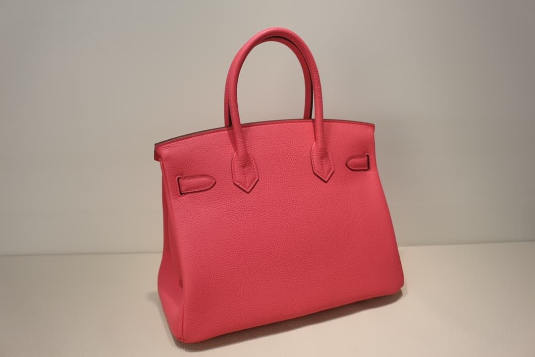 Hermes Birkin 25/30/35cm Bag Togo Leather In Rose ELipstick WAX High