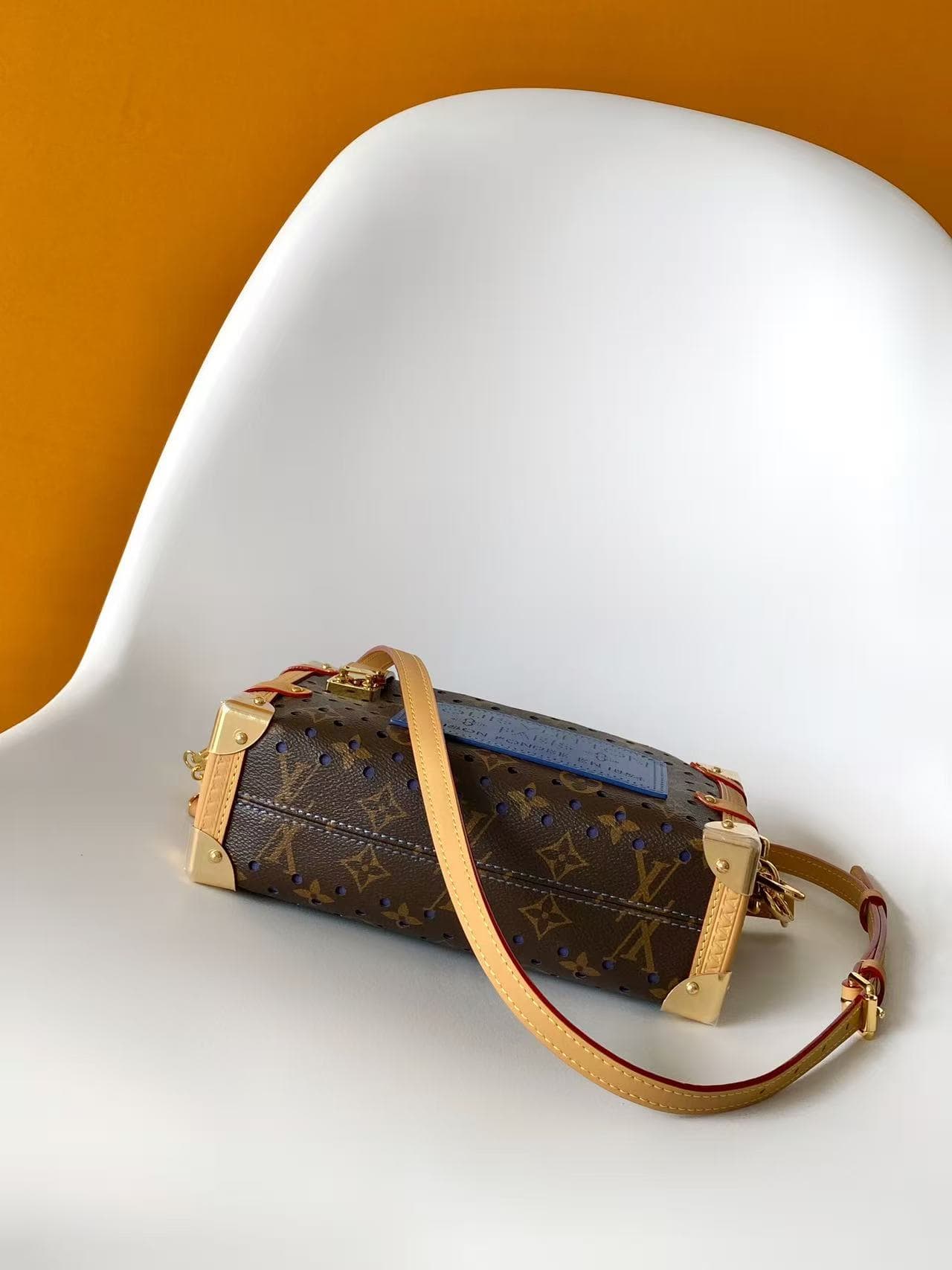 Louis Vuitton Side Trunk MM Neon Wave Coated canvas M28490 High