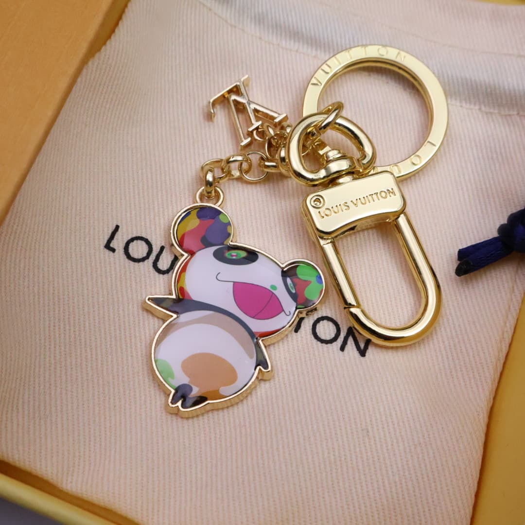 LV x Murakami Superflat Panda Key Holder M02467