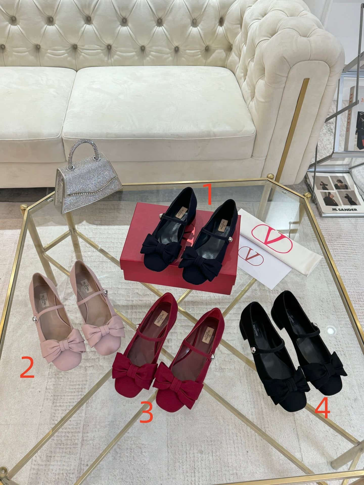 Valentino Garavani Bowjane Mary Jane Ballerina Flat Shoes Women