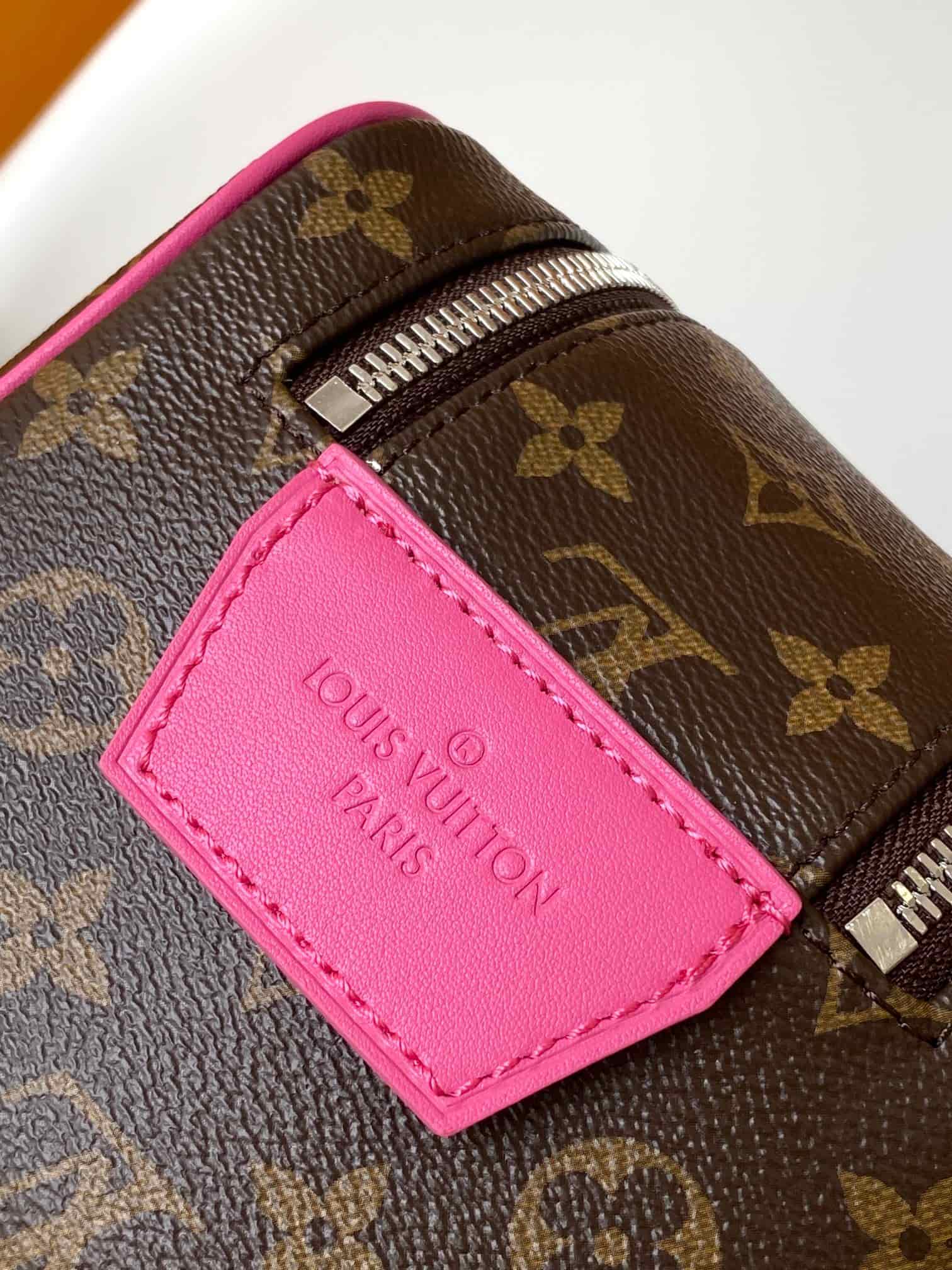Louis Vuitton Dopp Kit Pondichery Pink Monogram Macassar coated canvas M12641 High