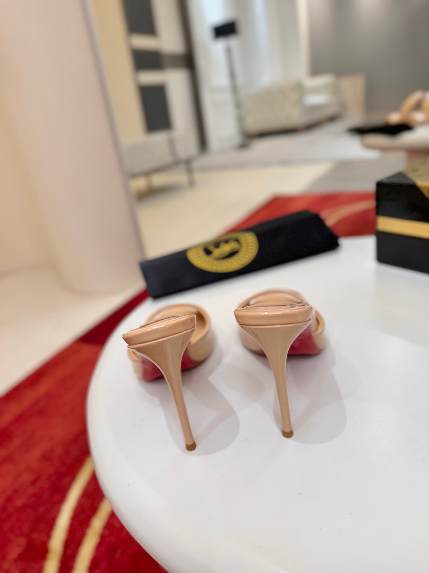 Christian Louboutin Me Dolly patent leather mules