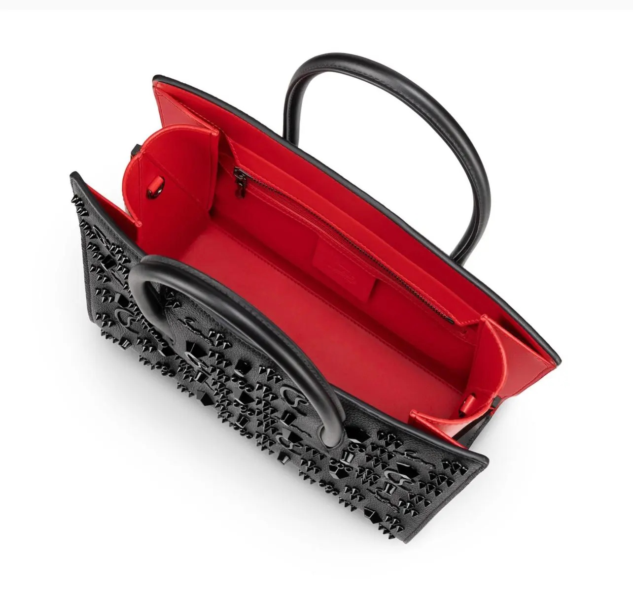 Christian Louboutin Paloma Medium Bag Calf Leather And Spikes High