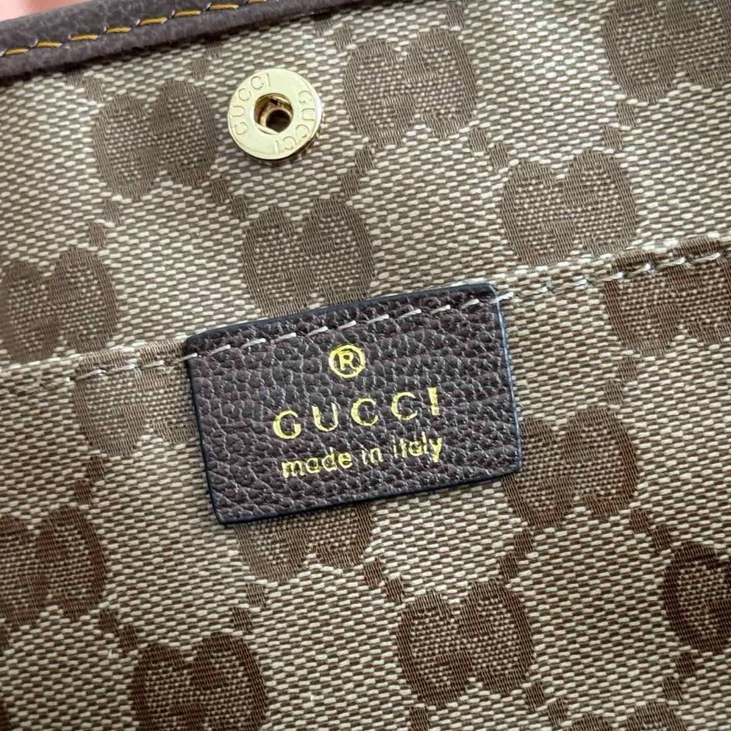 Gucci Tribeca large tote bag sand and brown GG canvas  ‎874745 High