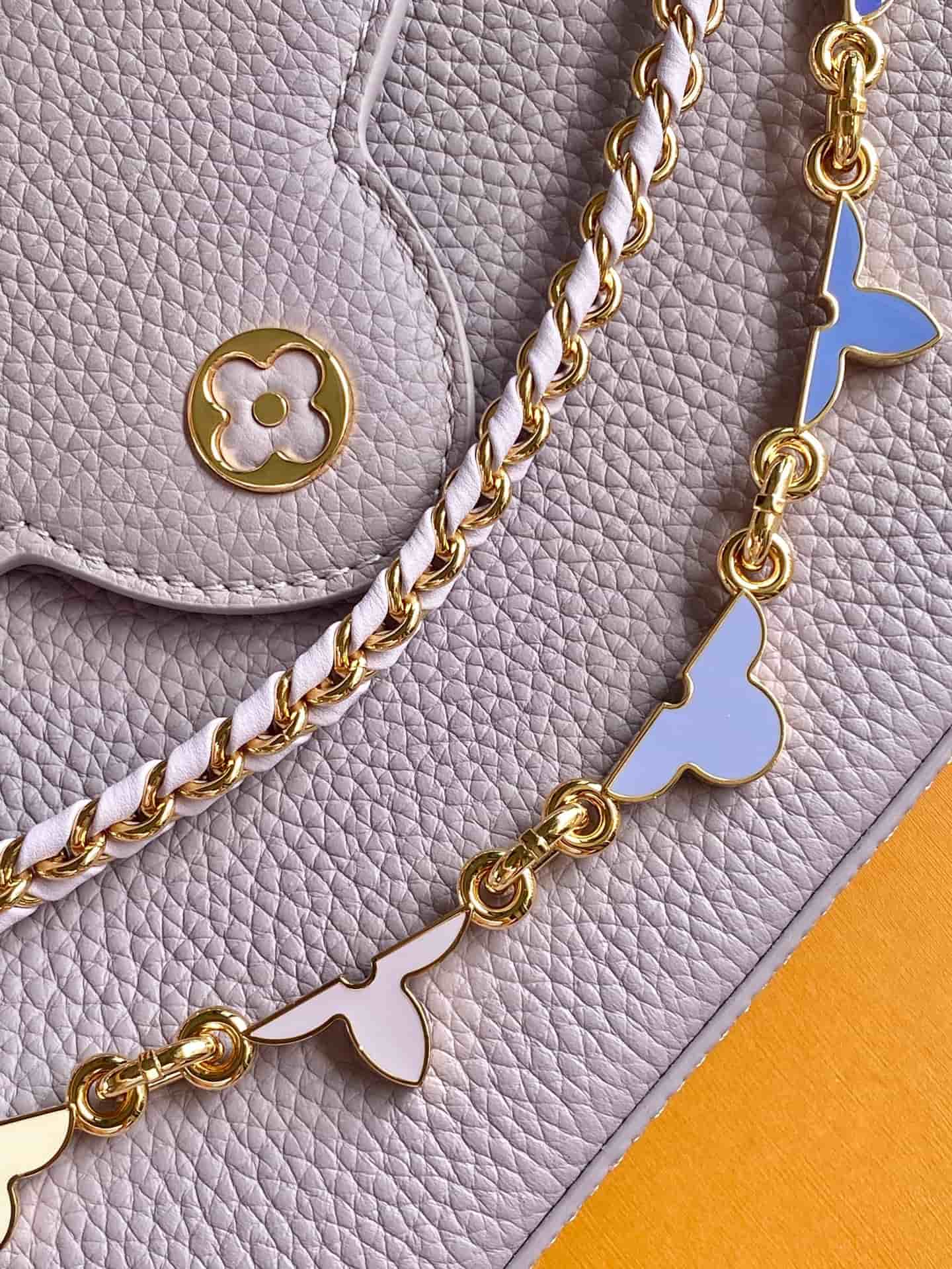 Louis Vuitton Capucines East-West Mini Iris Lilac Taurillon leather M2A379 TOP