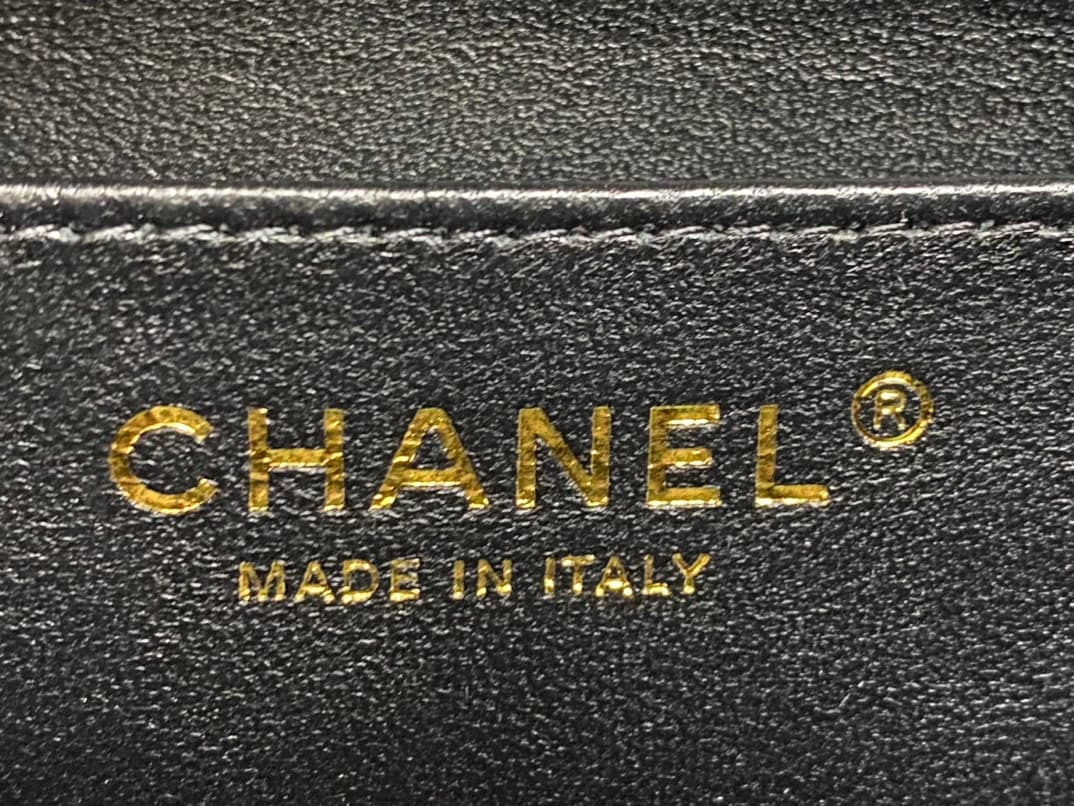 Chanel Small Flap Bag Metallized Braided Calfskin & Gold-Tone Metal  Black AS4797 High