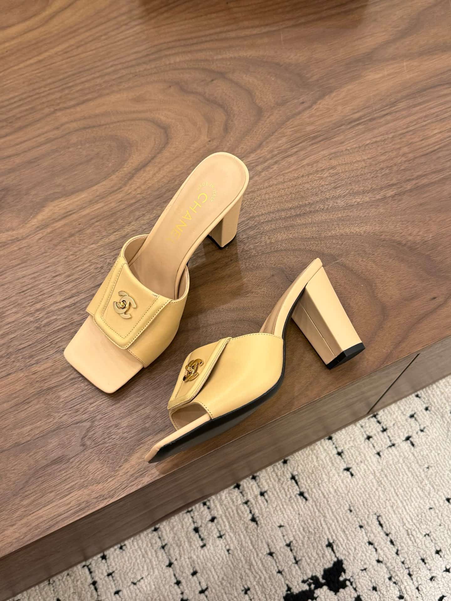 Chanel Square-toe Mules Women
