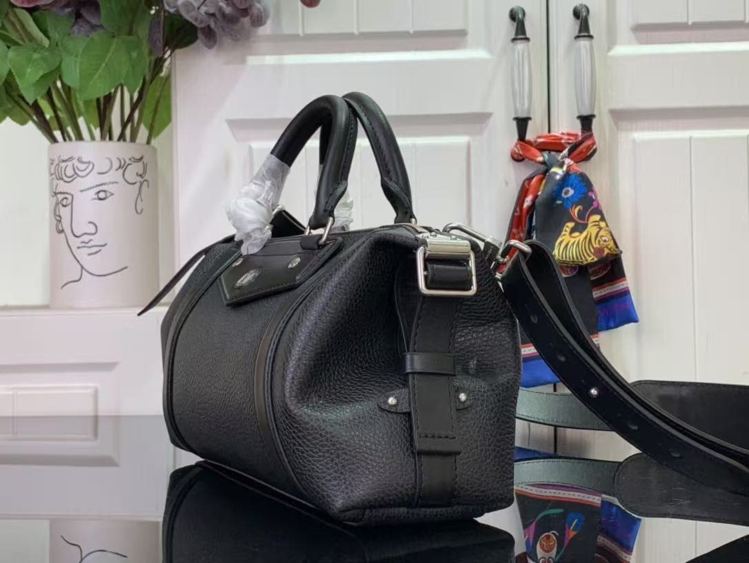 Louis Vuitton Nano LV Biker Bag Lambskin M14623 Black High