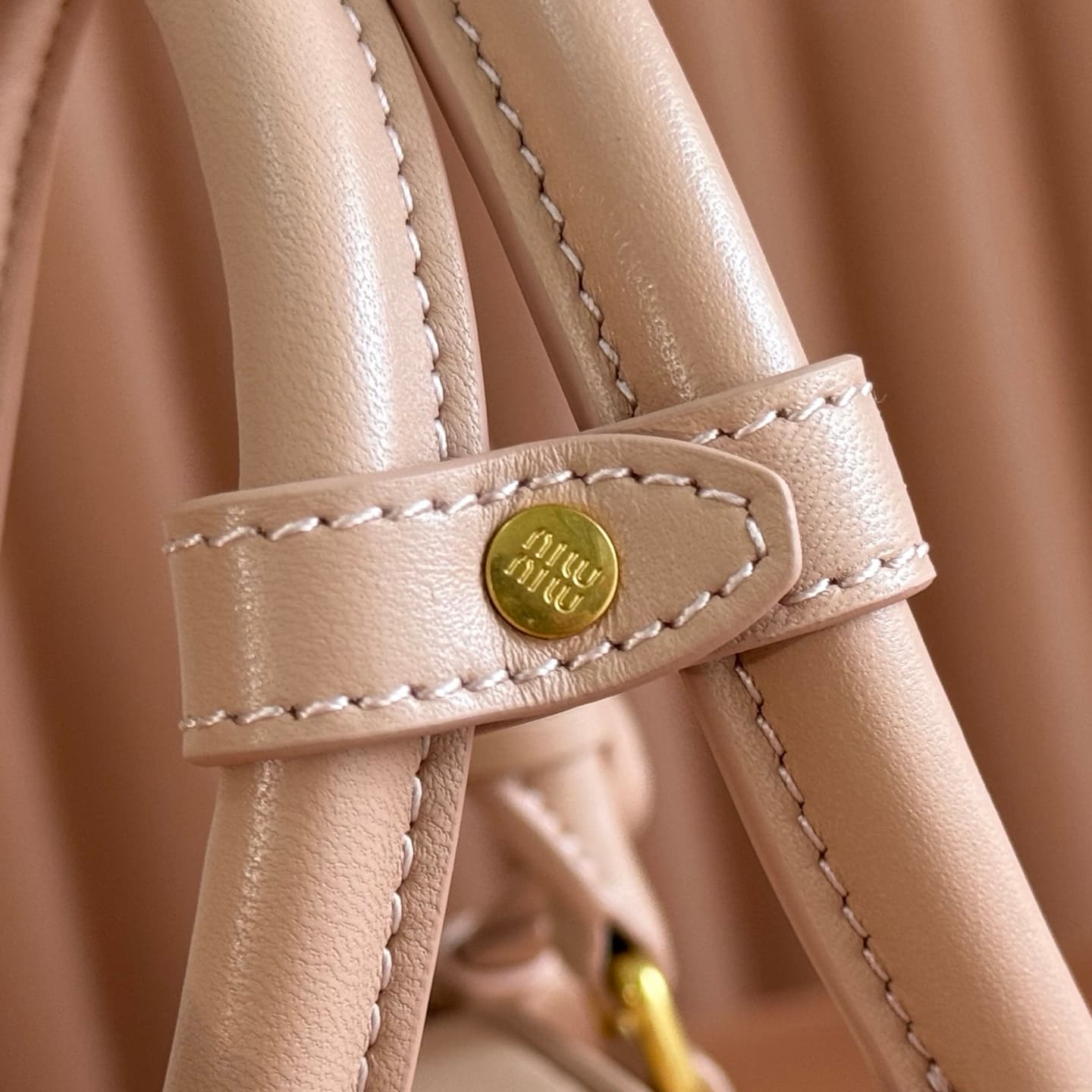 Miu Miu Arcadie Matelassé nappa leather bag power pink 5BB191 TOP