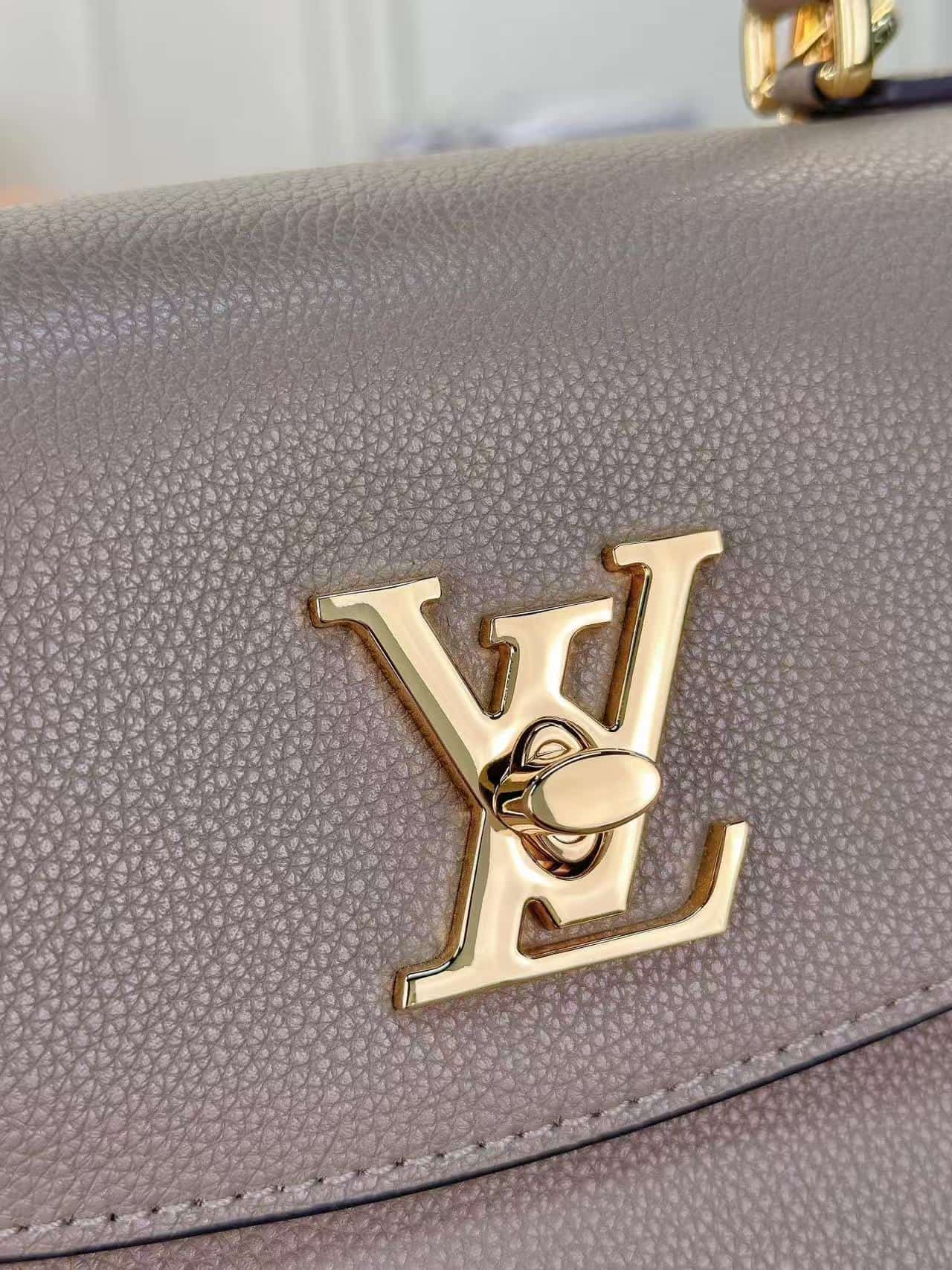Louis Vuitton LOCKME EVER BB Grey High