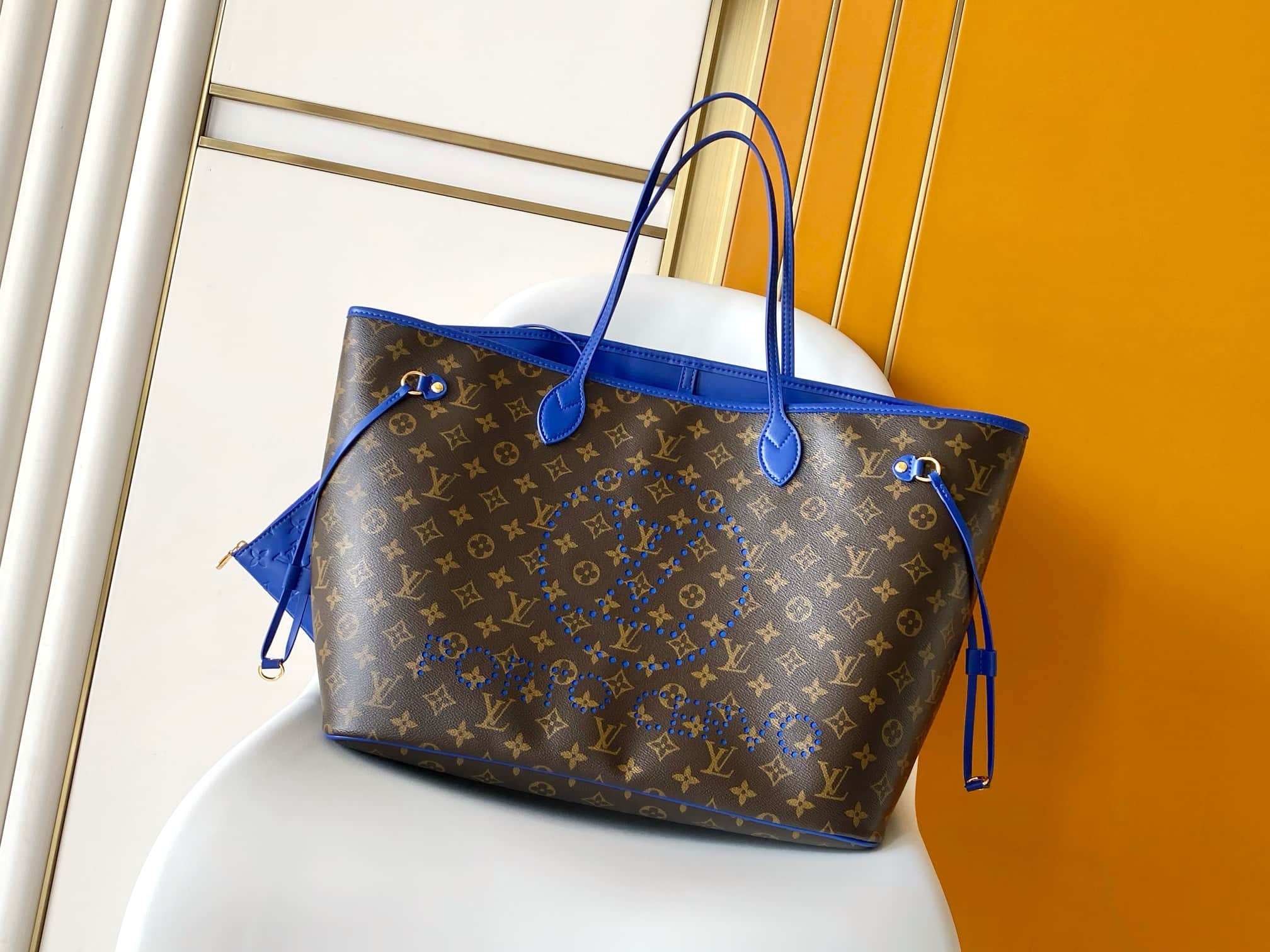 Louis Vuitton Neverfull GM Porto Cervo Perforated Monogram coated canvas M29216 High