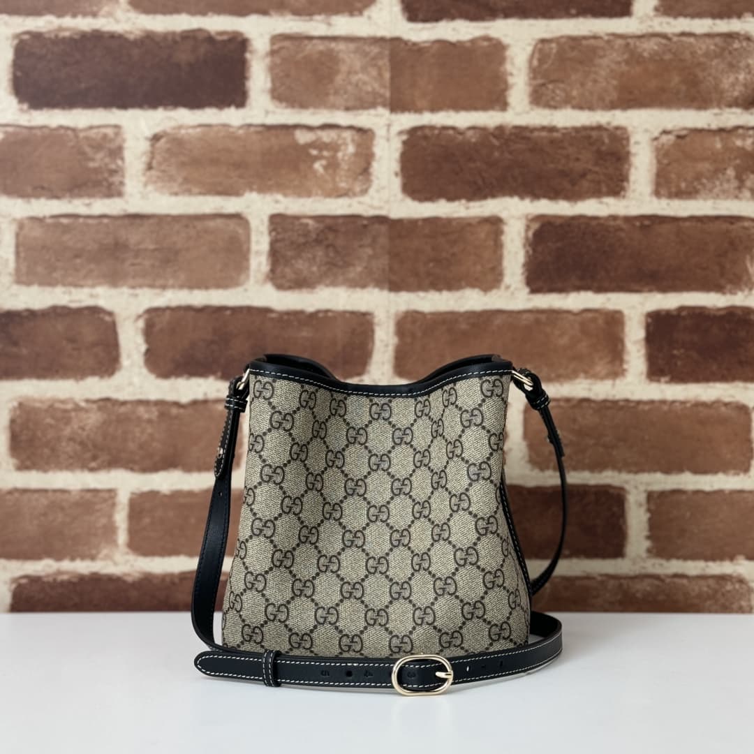 Gucci GG Emblem small bucket bag 815118 High