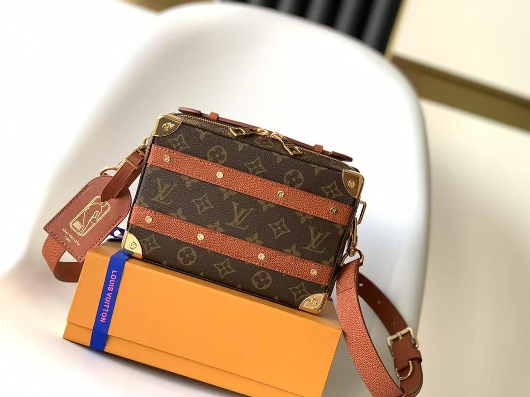 Louis Vuitton LVXNBA HANDLE TRUNK Monogram coated canvas M45785 High