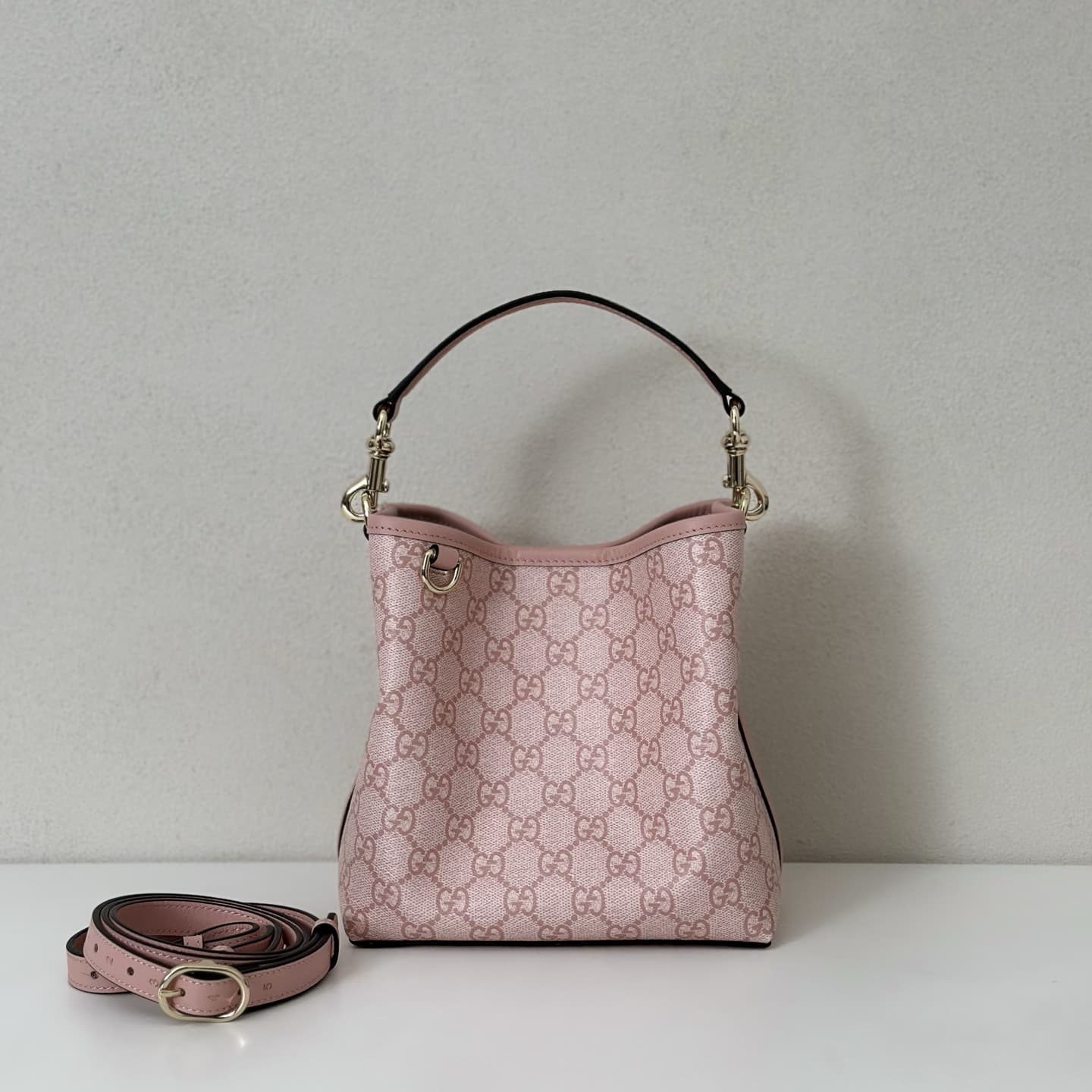 Gucci GG Emblem small bucket bag 815118 High