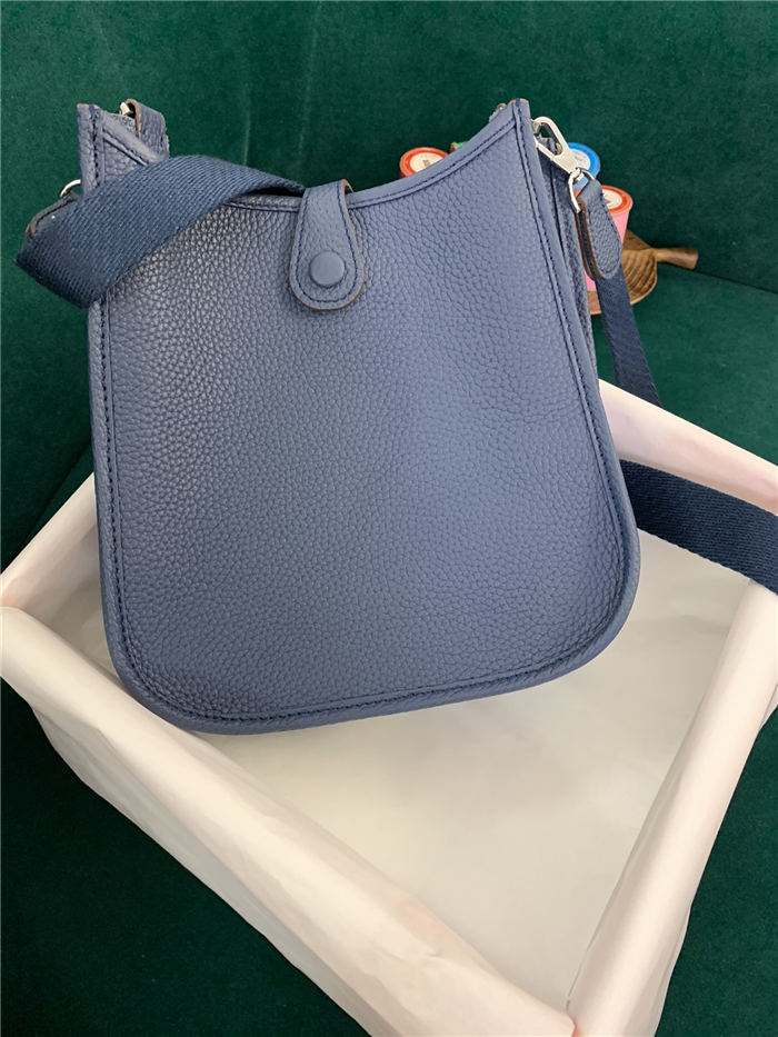 Hermes Evelyne III TPM Mini Bag Calfskin In Navy High