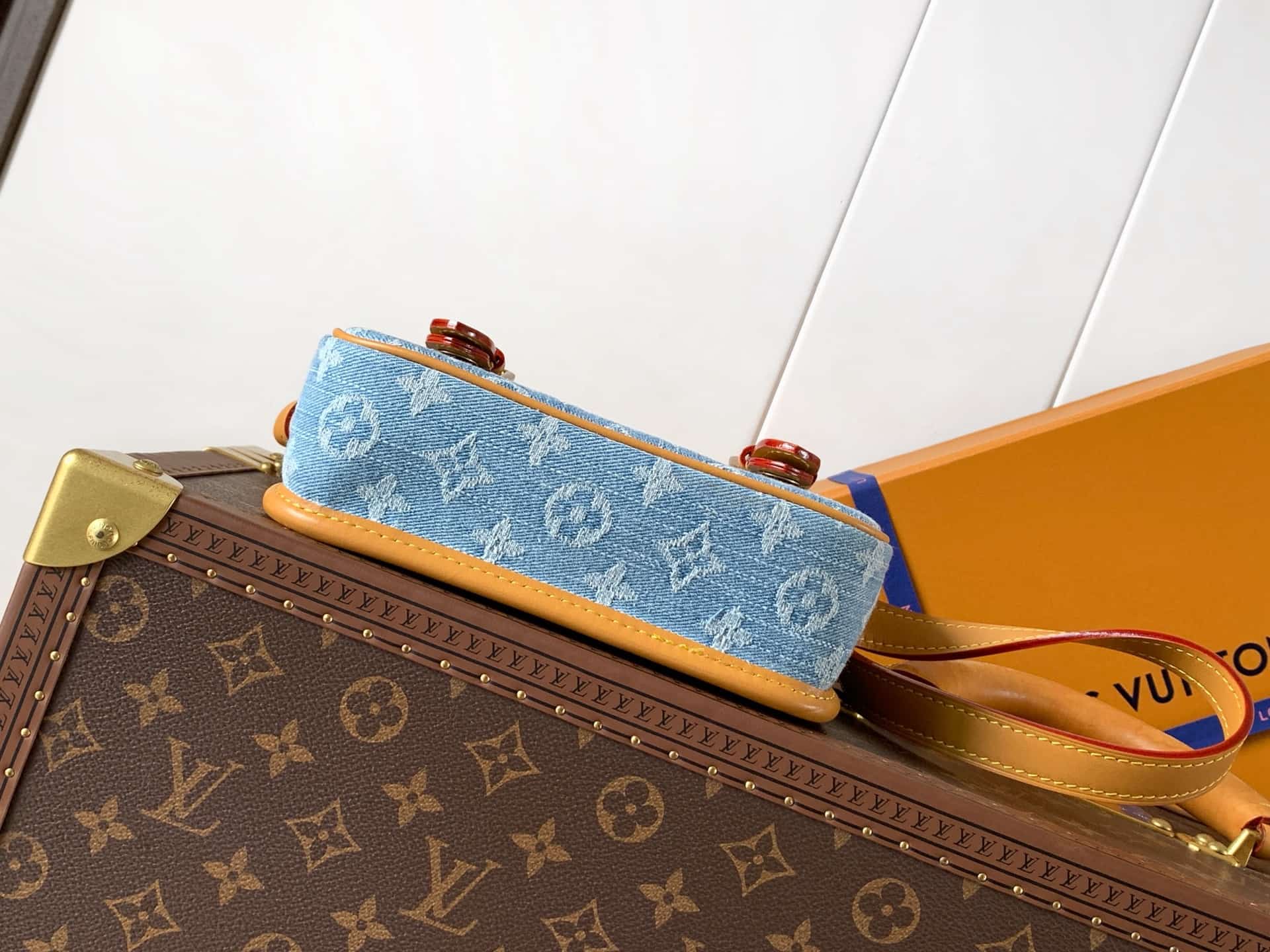 Louis Vuitton Nano Diane bag Monogram Denim Blue M2A647 High