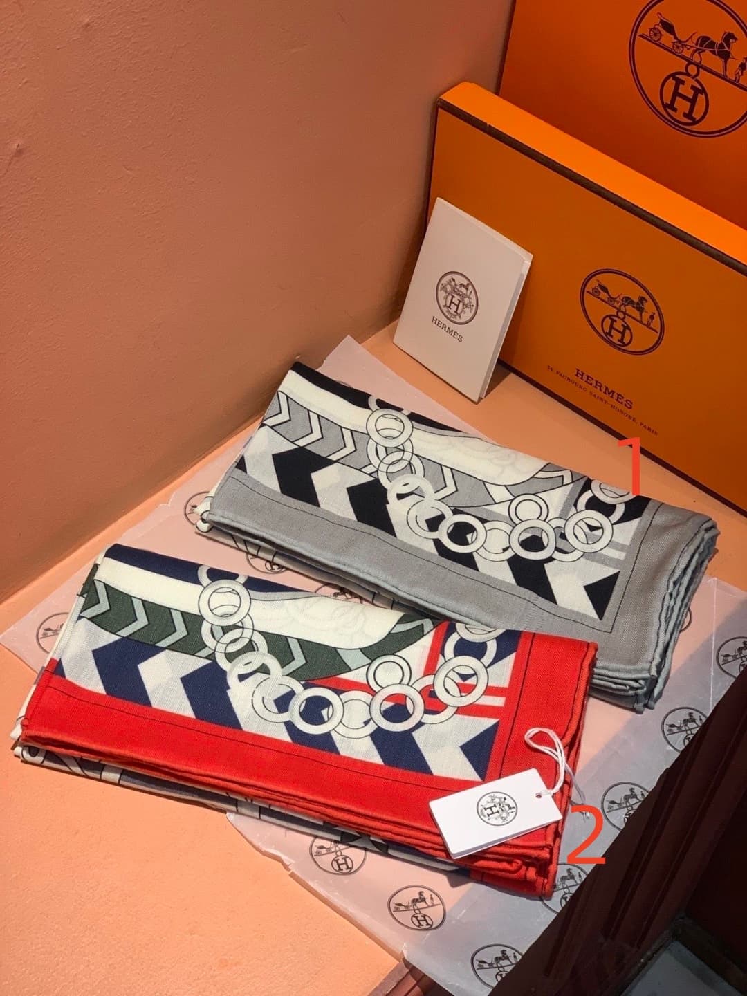Hermes Panoplie Equestre silk scarf