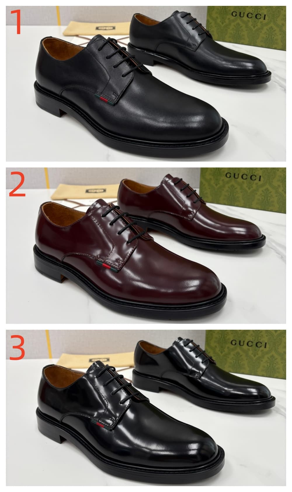 Gucci Loafer With Horsebit Formal Leather Derby Shoes Men