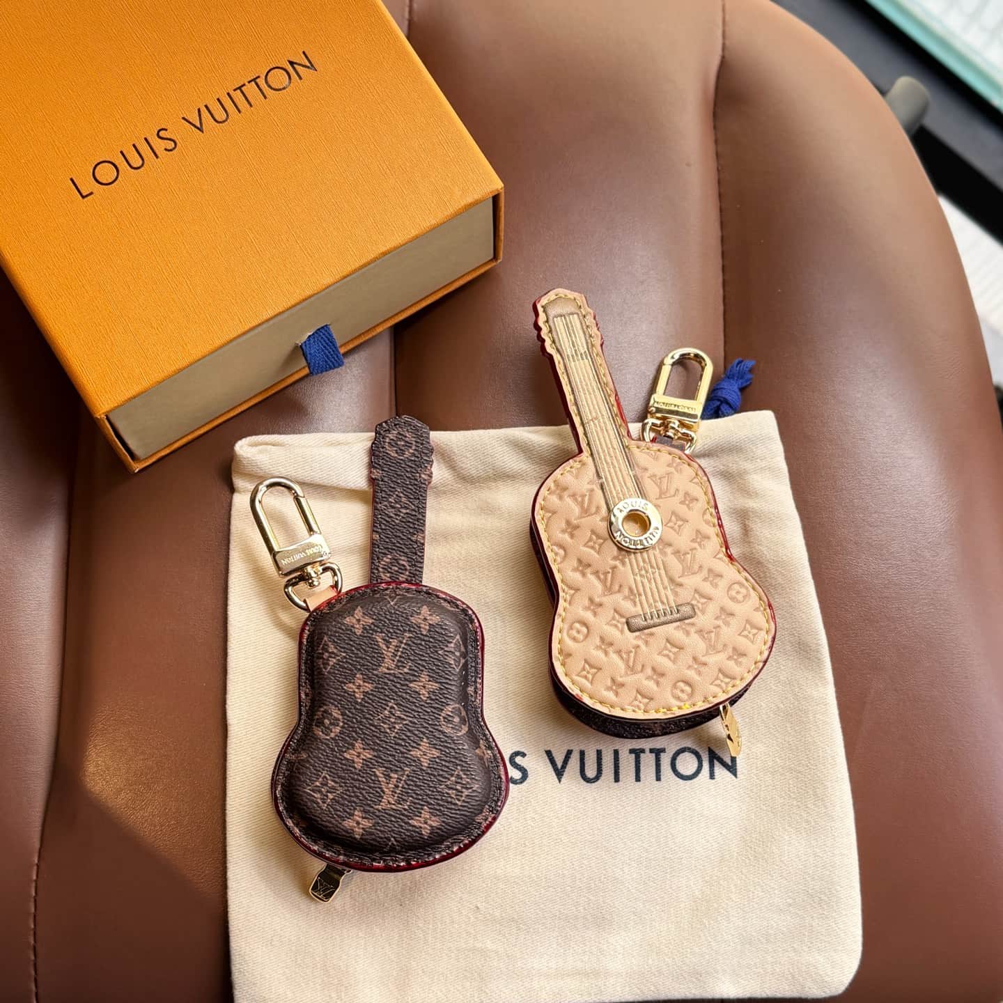 LV Guitar Pouch Bag Charm M02032