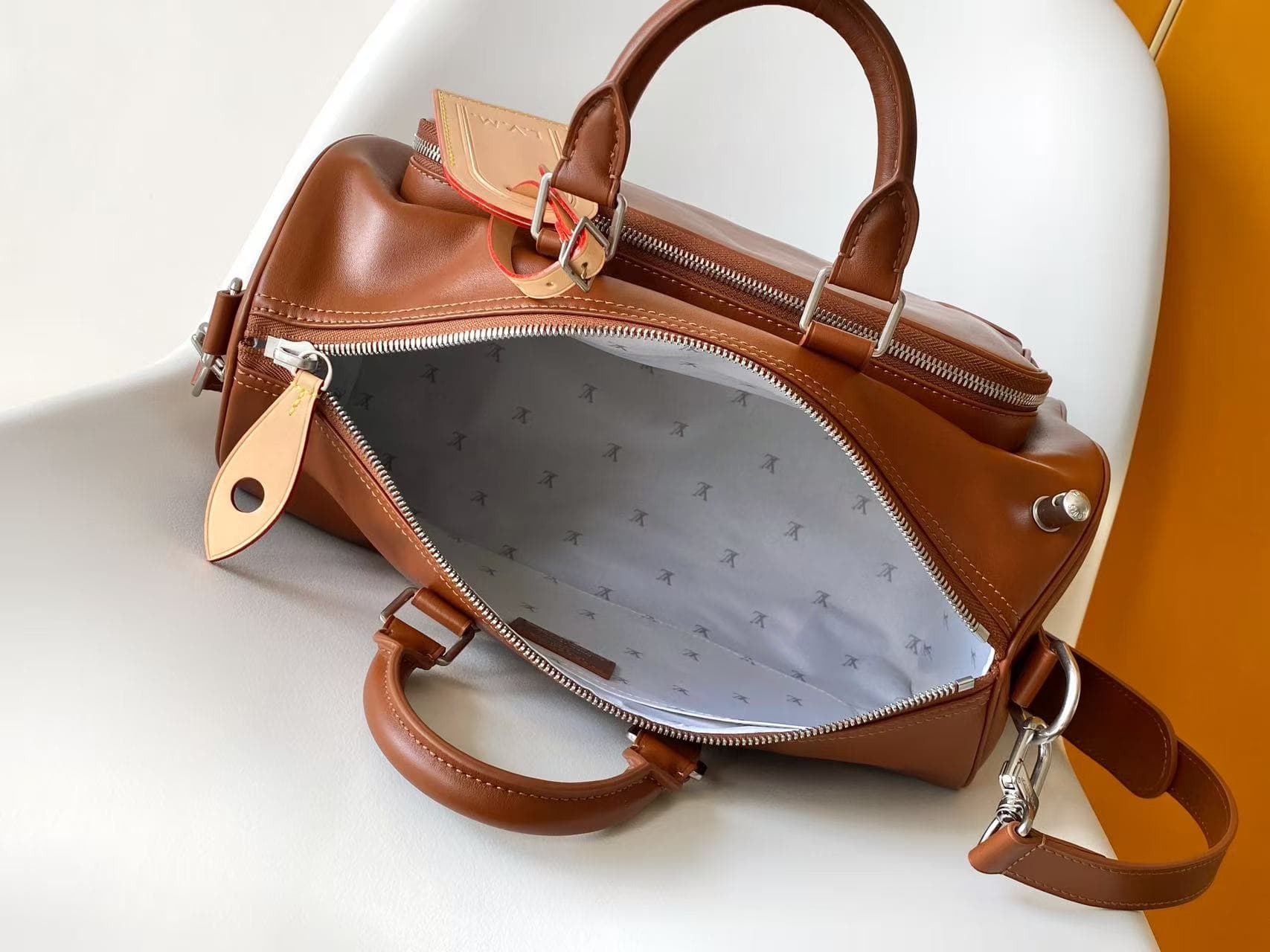 Louis Vuitton Keepall Cargo Bandoulière 35 Caramel Calfskin leather M28100 High