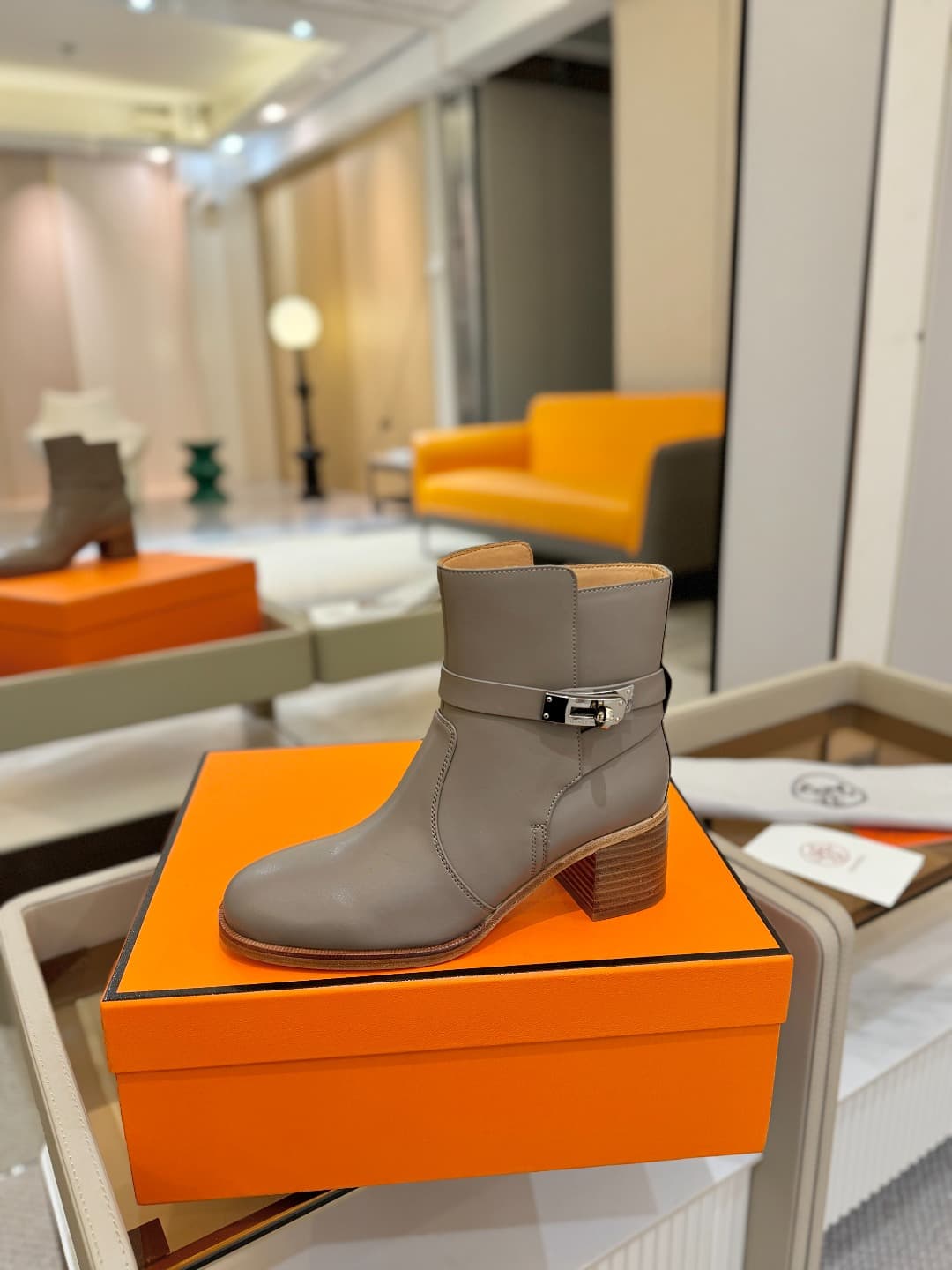 Hermes Frenchie 50 ankle Boots Shoes Women