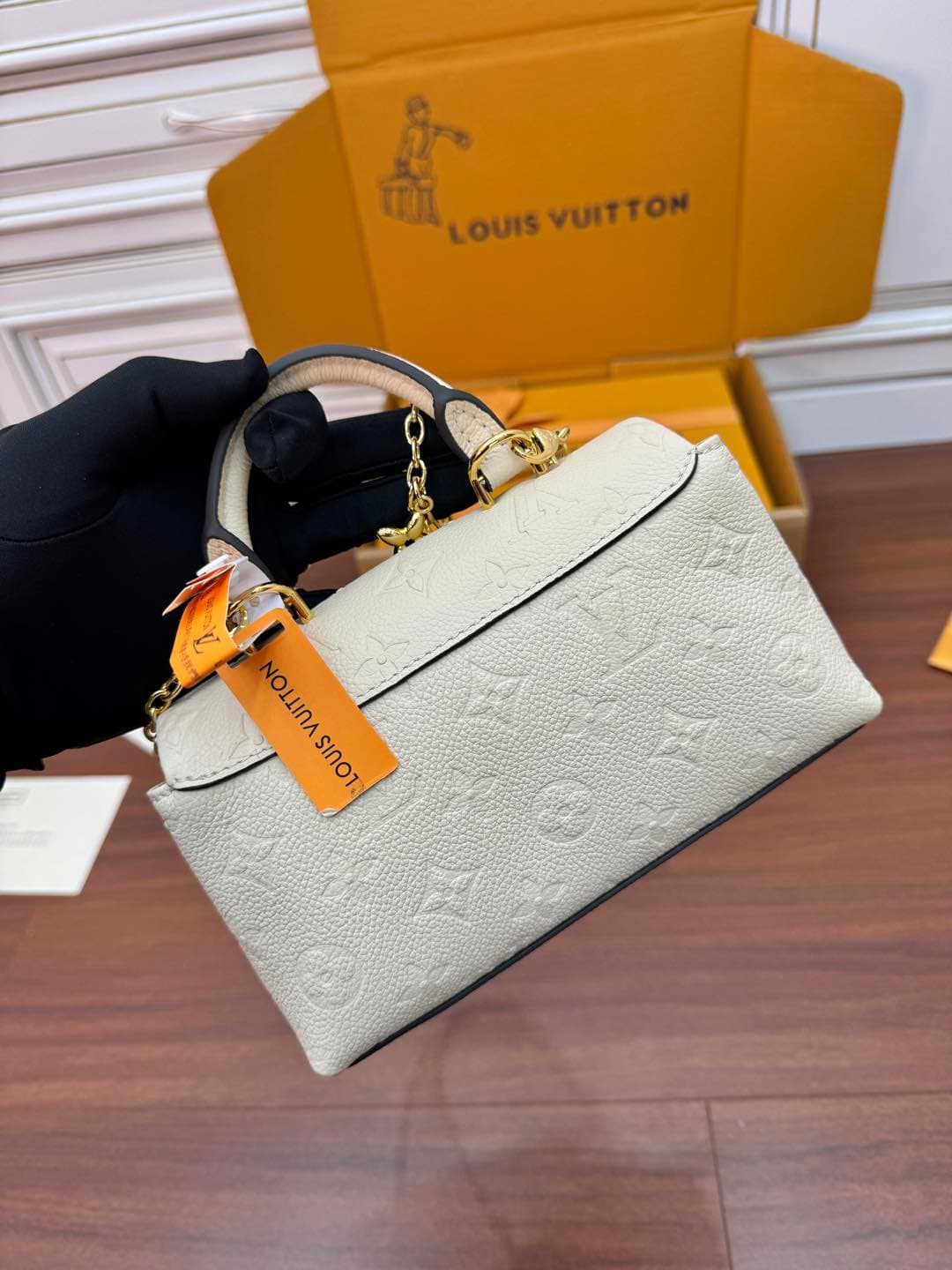 Louis Vuitton Madeleine Nano Embossed, grained cowhide leather M12145 Top