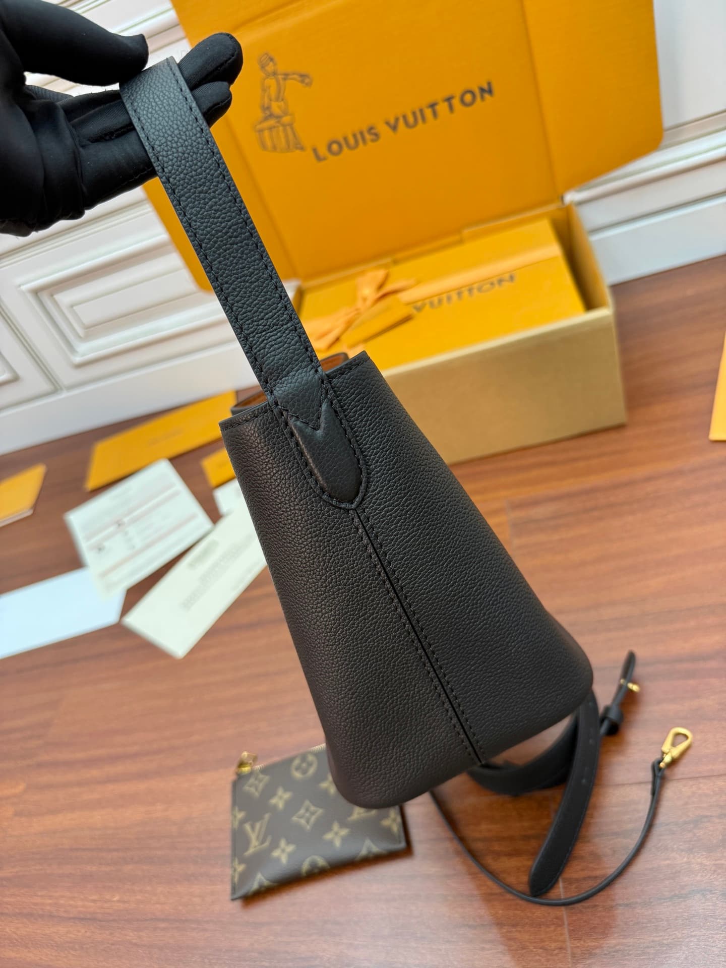 Louis Vuitton Low Key All In BB Black Calf leather M14416 TOP
