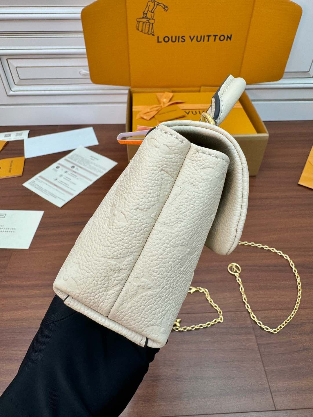 Louis Vuitton Madeleine Nano Embossed, grained cowhide leather M12145 Top