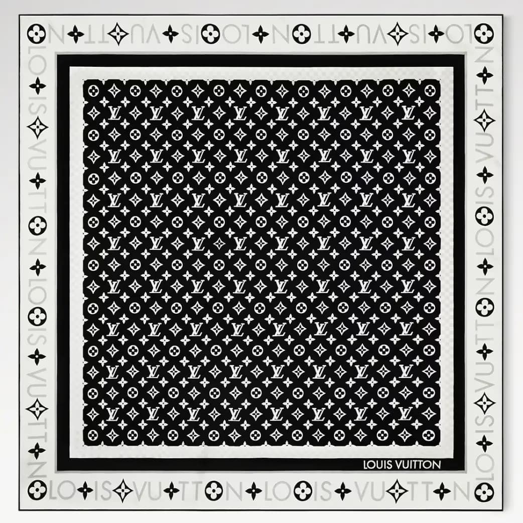 Louis Vuitton Monogram Infinity Square scarf