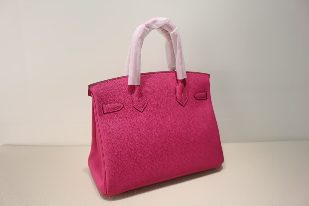 Hermes Birkin 25/30/35cm Bag Togo Leather In Fushsia WAX High