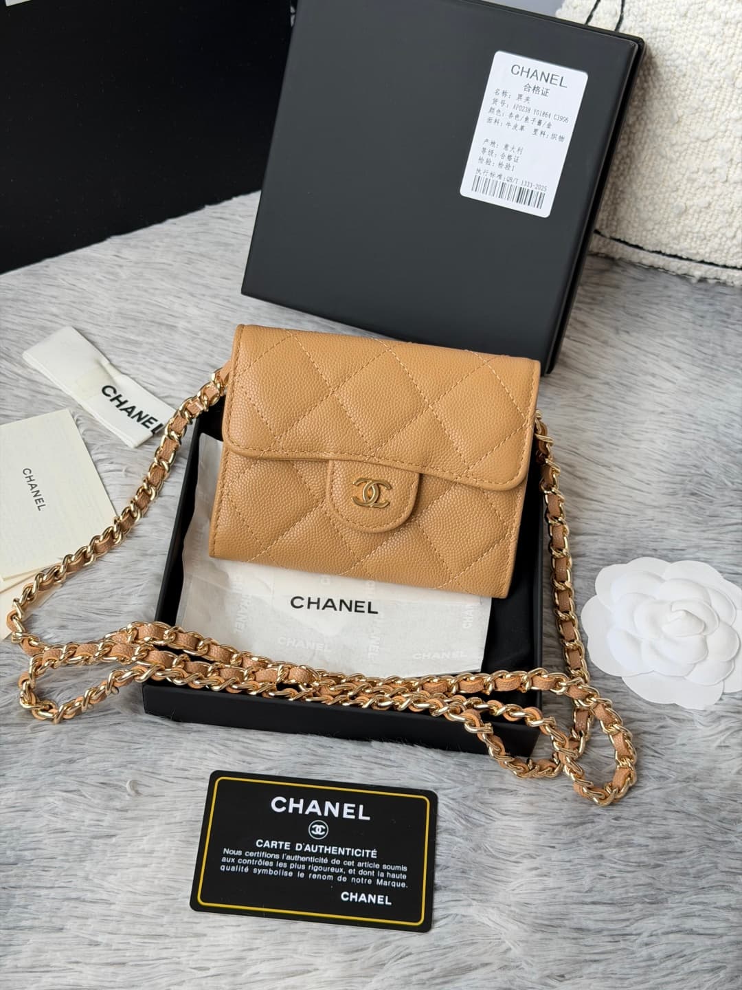 Chanel Classic Flap Wallet AP0238 A