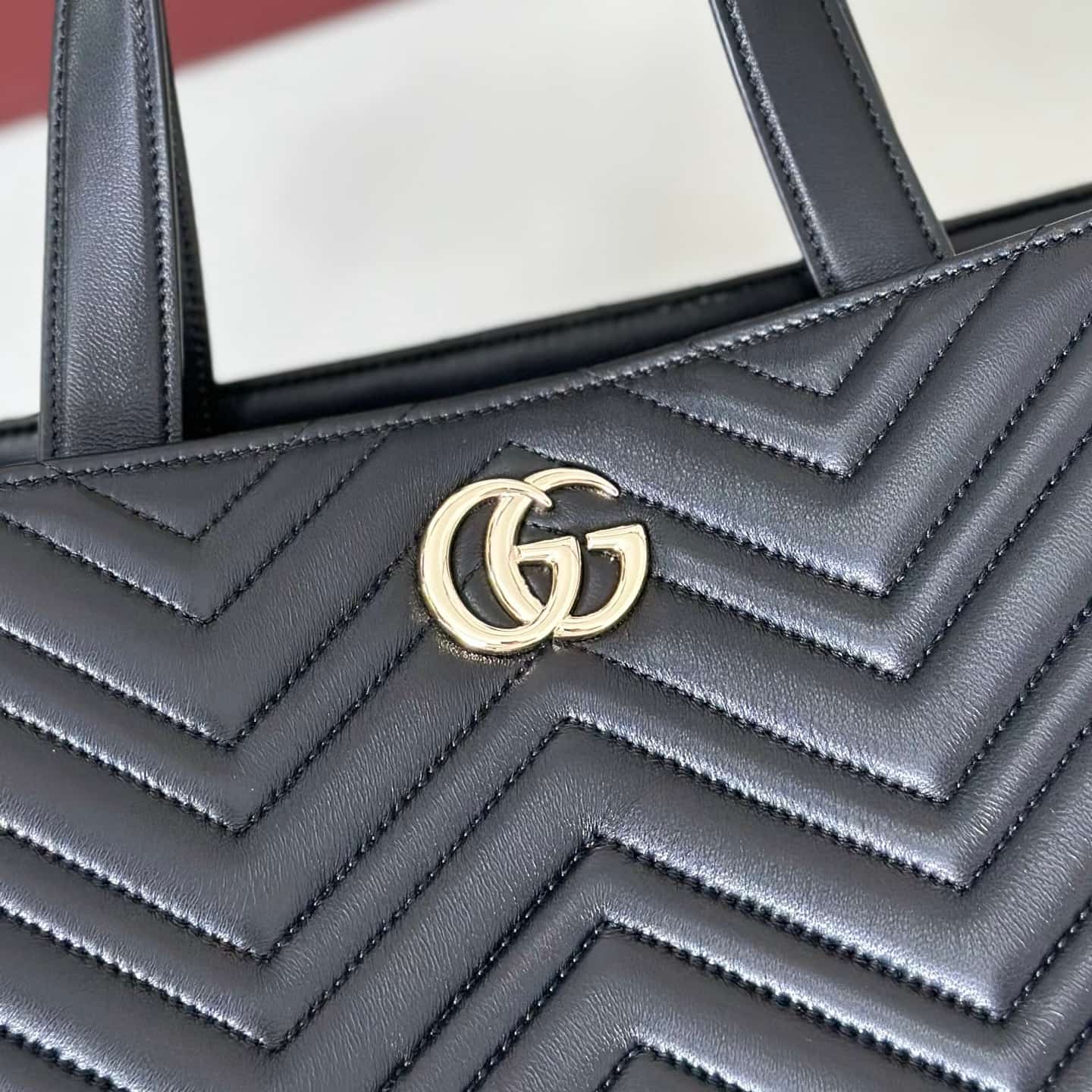 Gucci Betty medium tote bag 847387 Black leather High