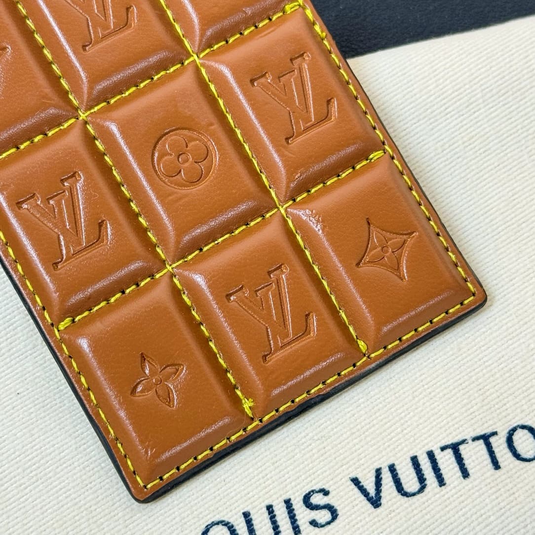 LV Chocolate Bar Figurine Key Holder And Bag Charm M01478