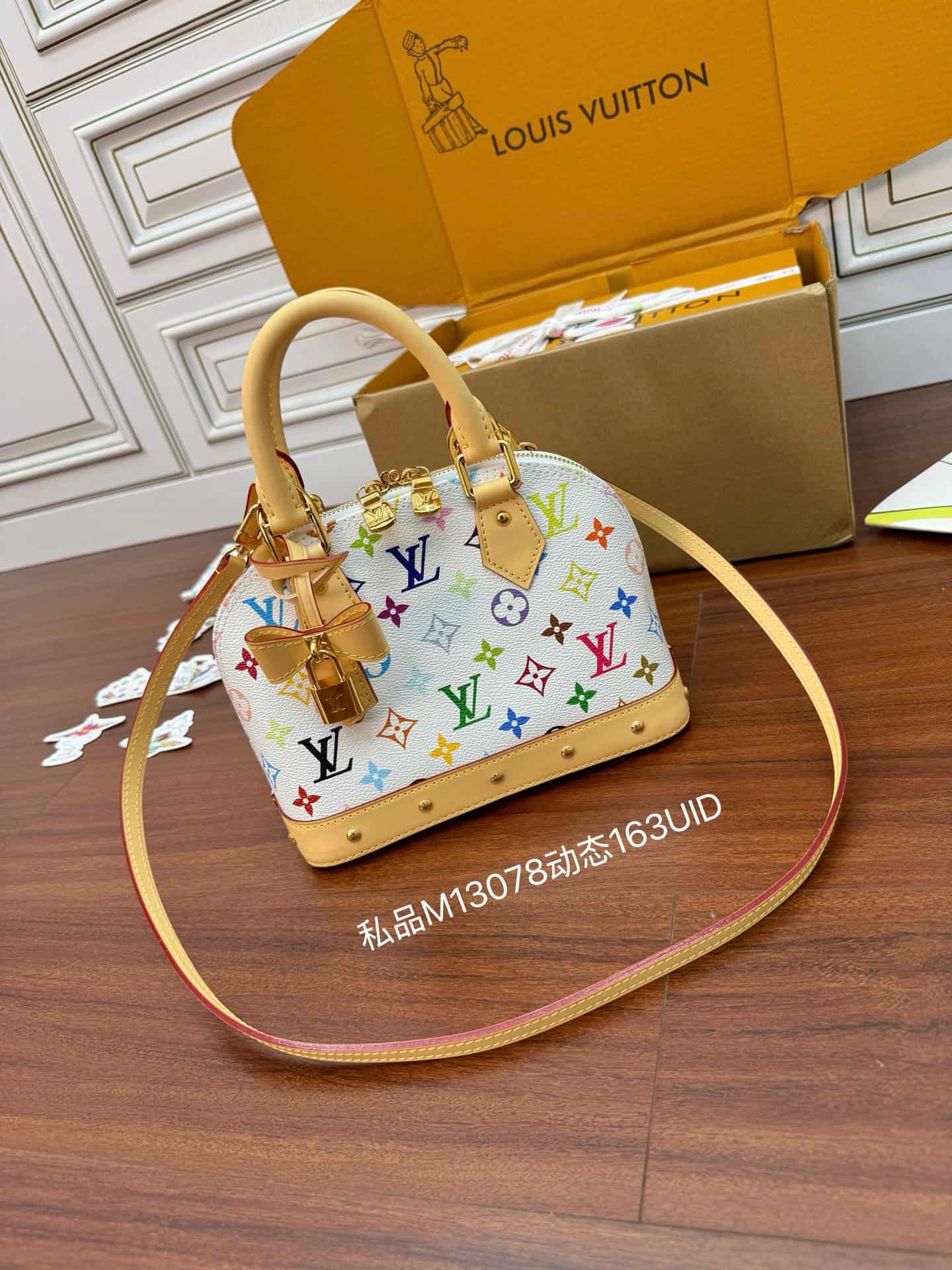 Louis Vuitton x TM Alma BB Monogram coated canvas M13078 Multicolored TOP